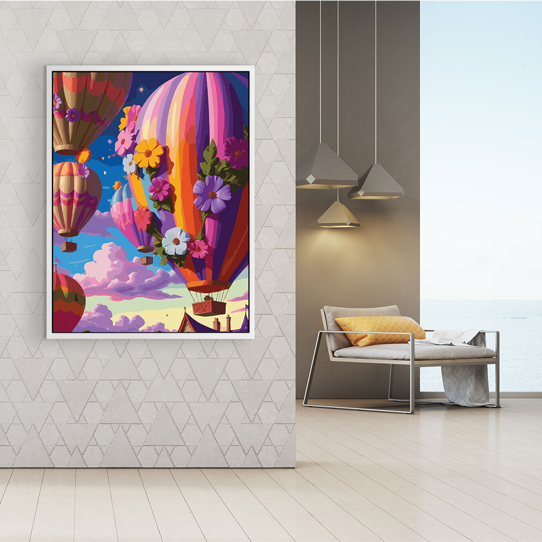 Pictura pe Numere – Zbor floral 7096
