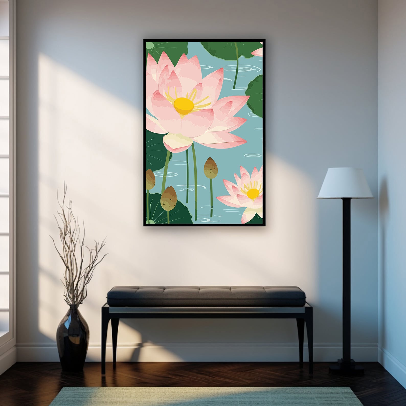 Pictura pe Numere – Linistea lotusului 7103