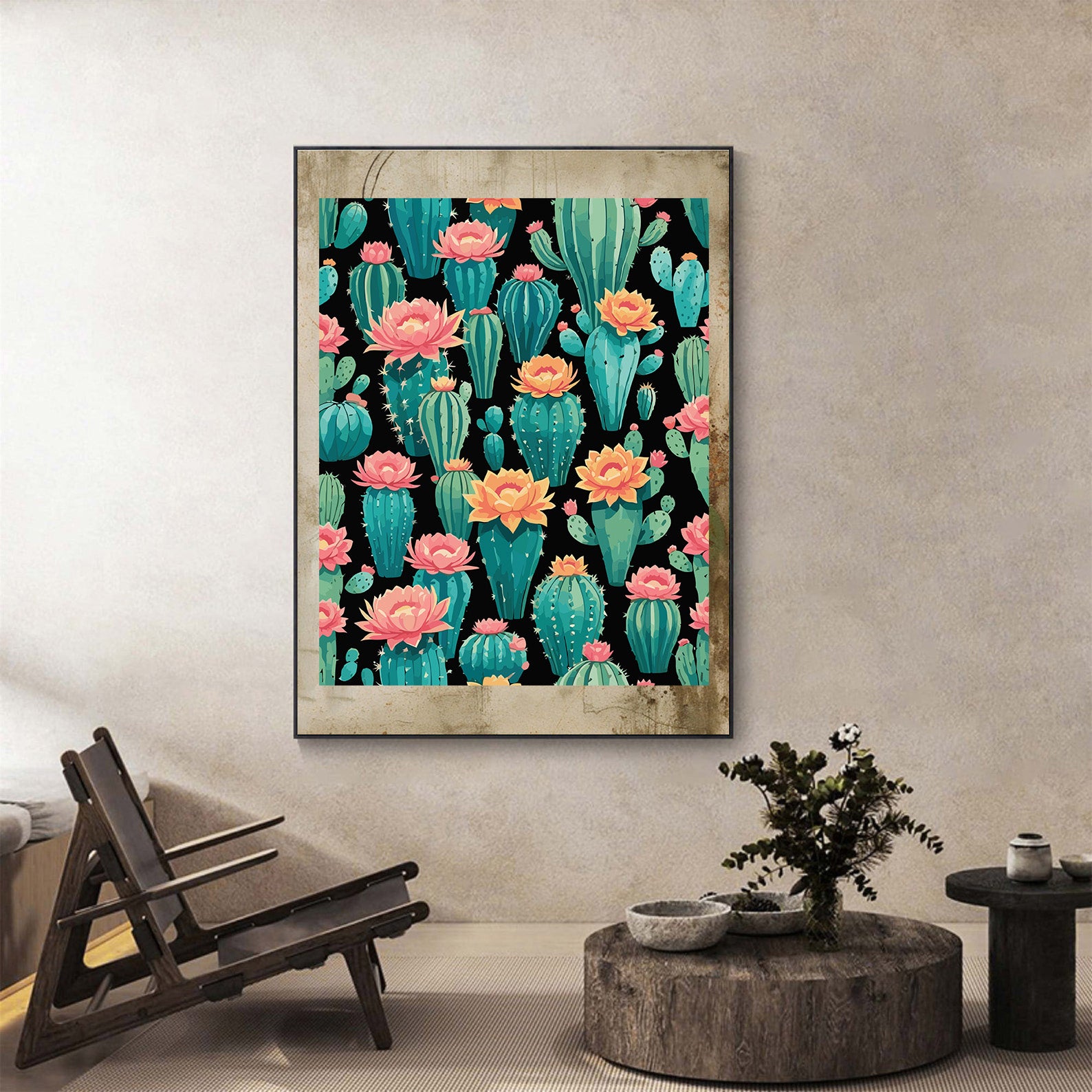 Pictura pe Numere – Cactus inflorit 6879