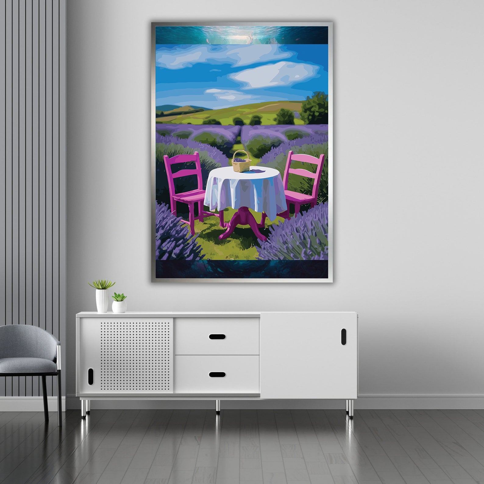 Pictura pe Numere – Orizont de lavanda 6997