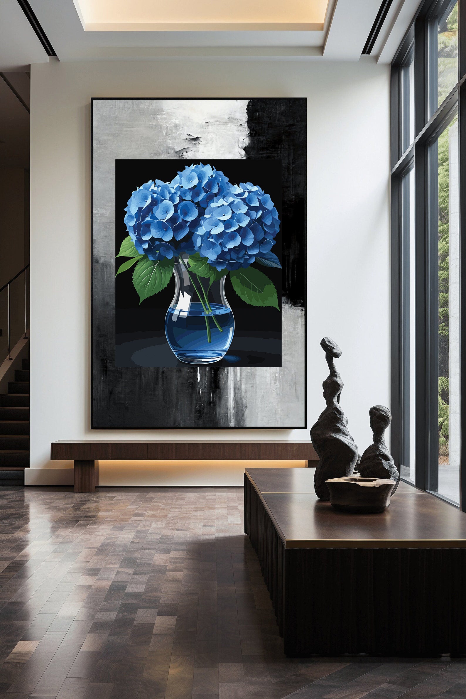 Pictura pe Numere – Ecou de safir 6963