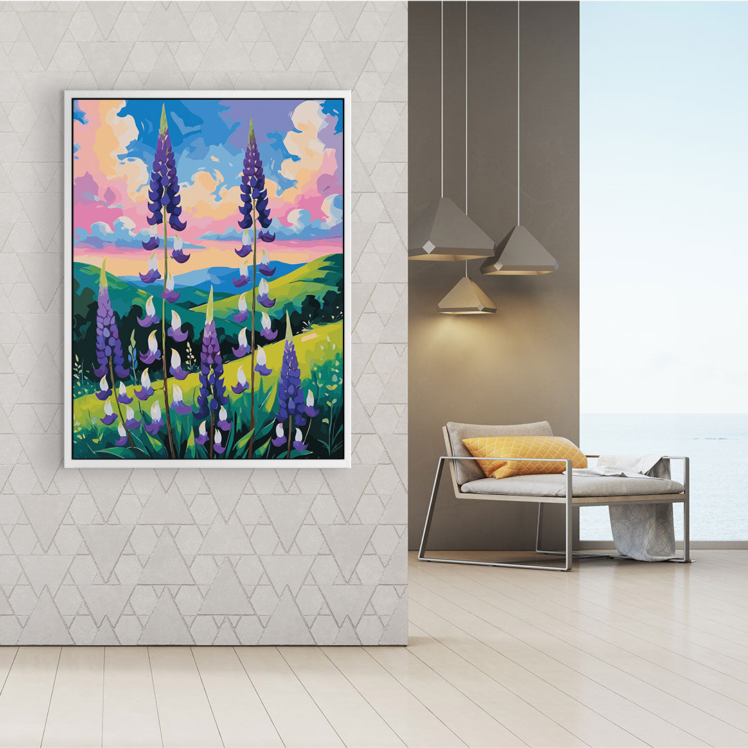 Pictura pe Numere – Lupini in simfonia zorilor 7256