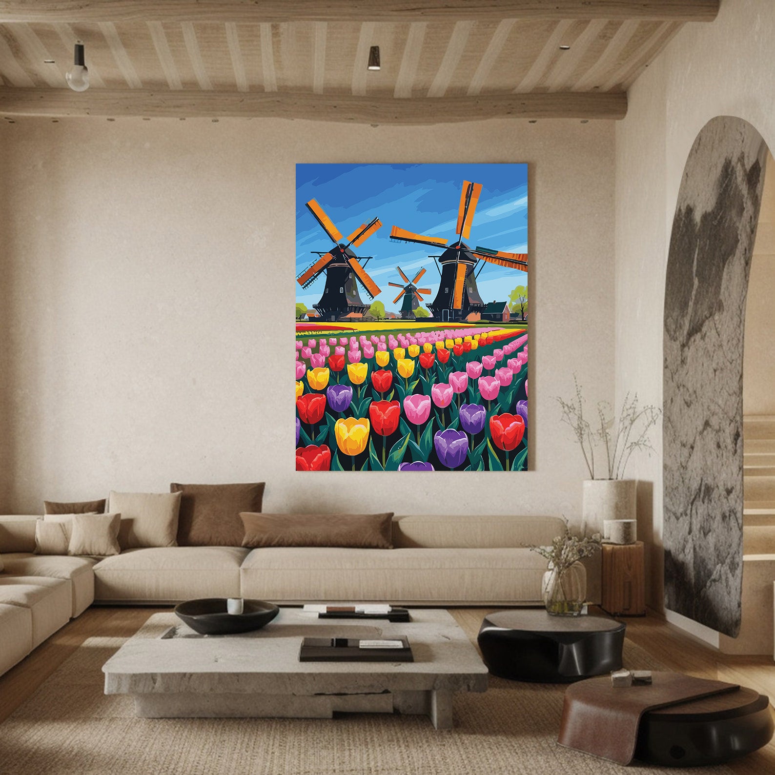 Pictura pe Numere – Peisaj Olandez 6903