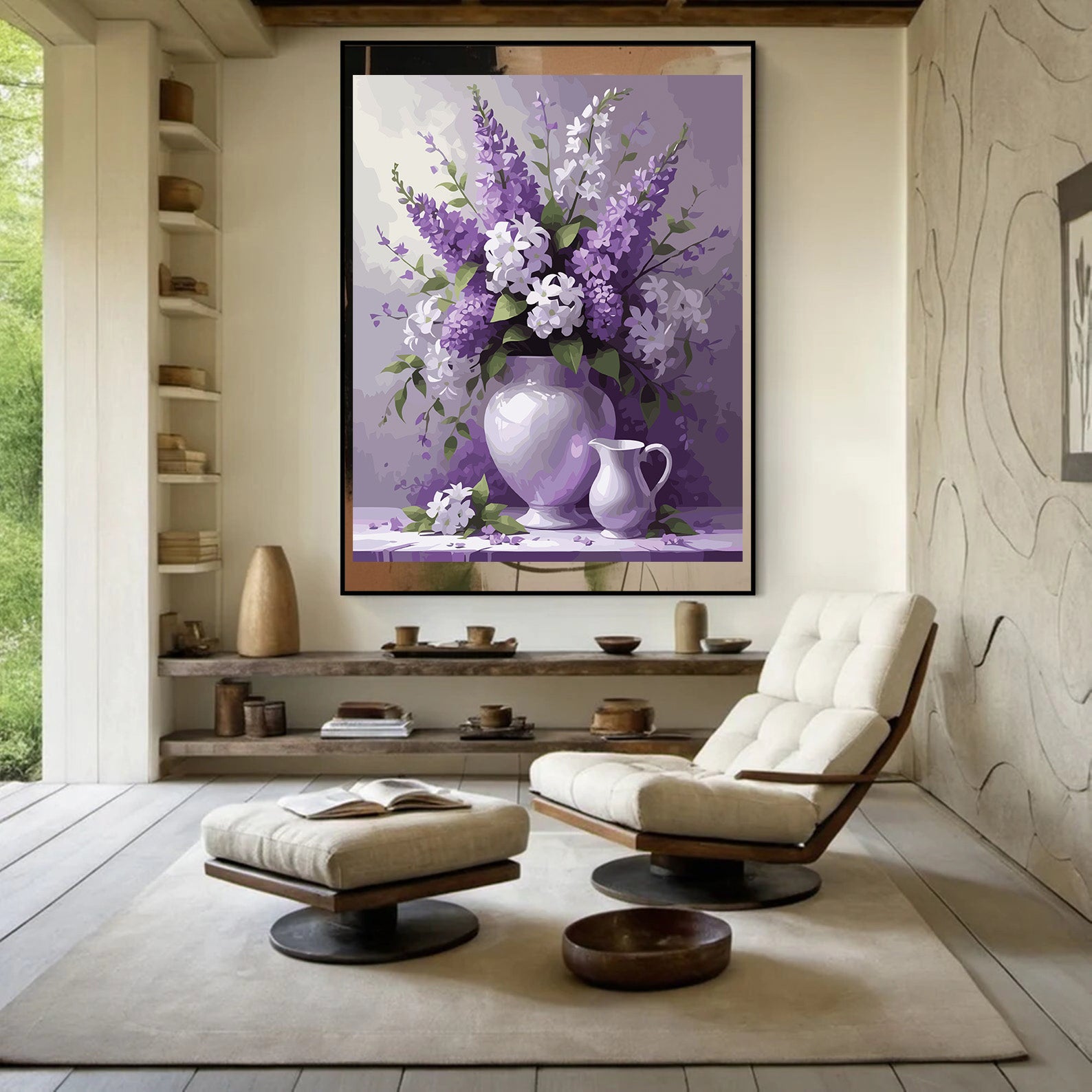 Pictura pe Numere – Armonie violeta 7037