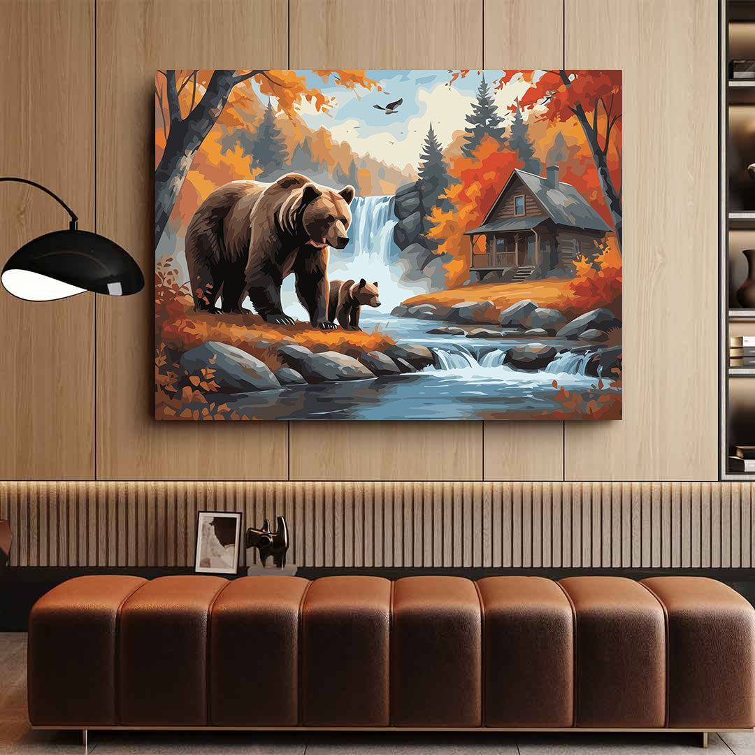 Pictura pe Numere – Toamna ursilor 7453