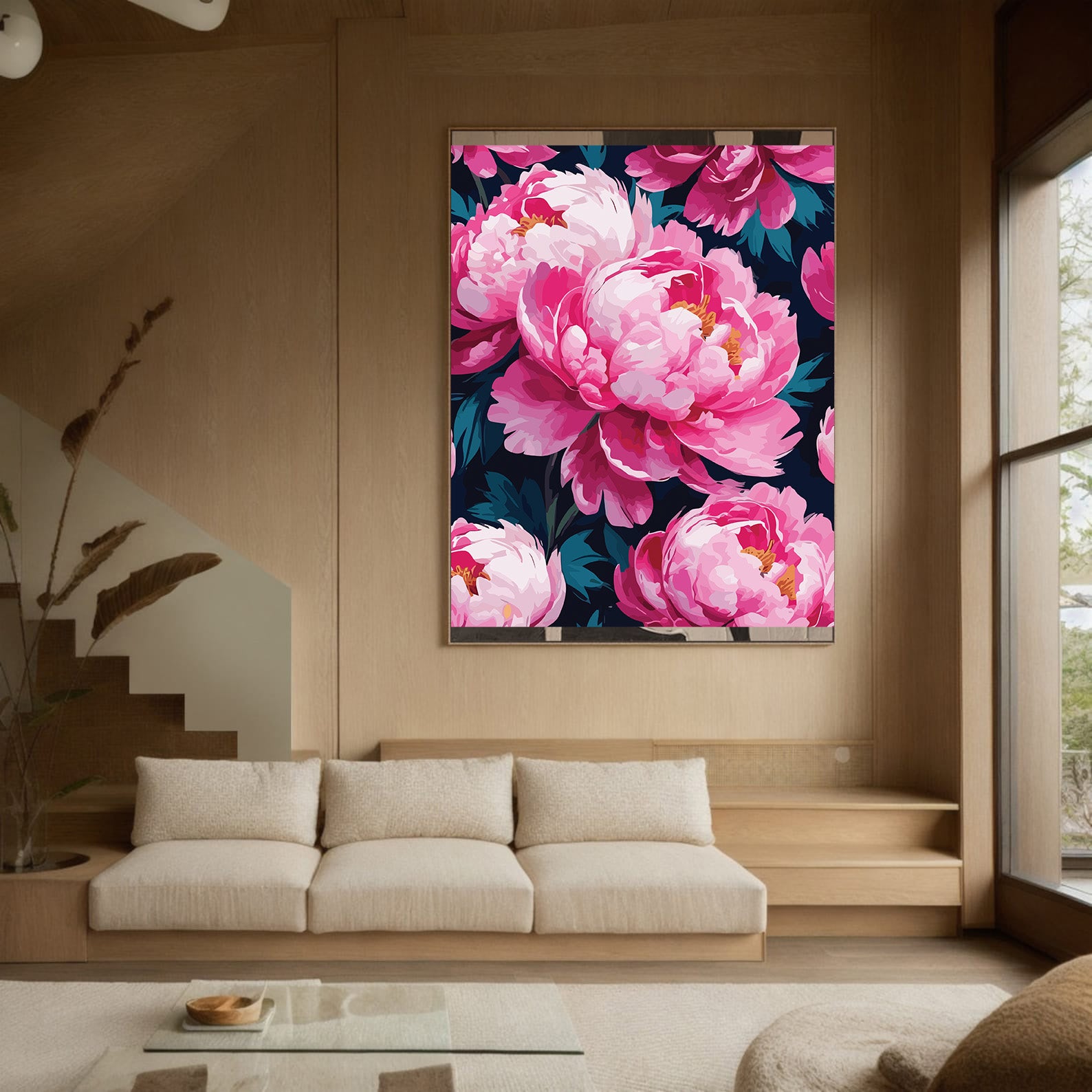 Pictura pe Numere – Roz Imperial 6864