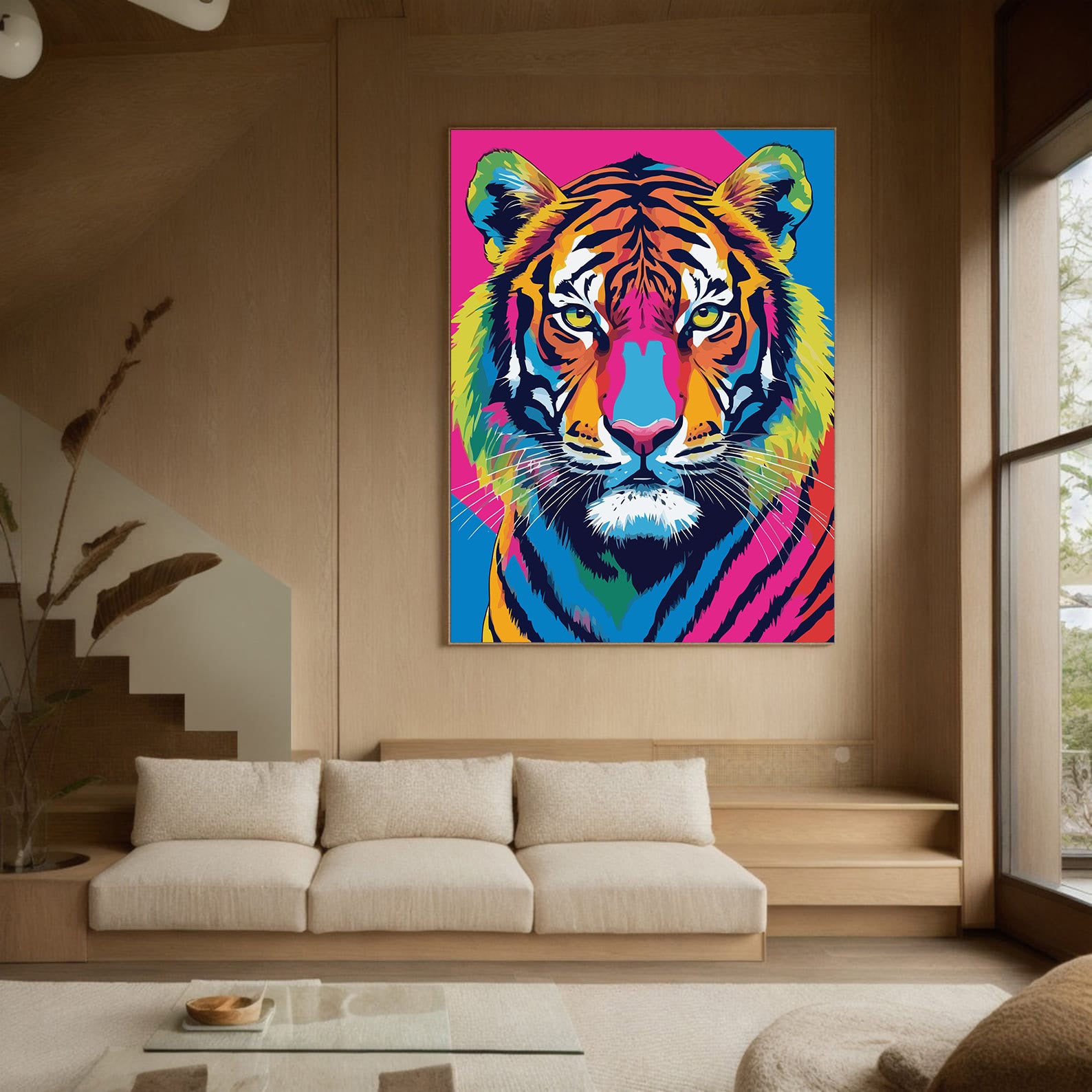 Pictura pe Numere – Privirea de neon 7458