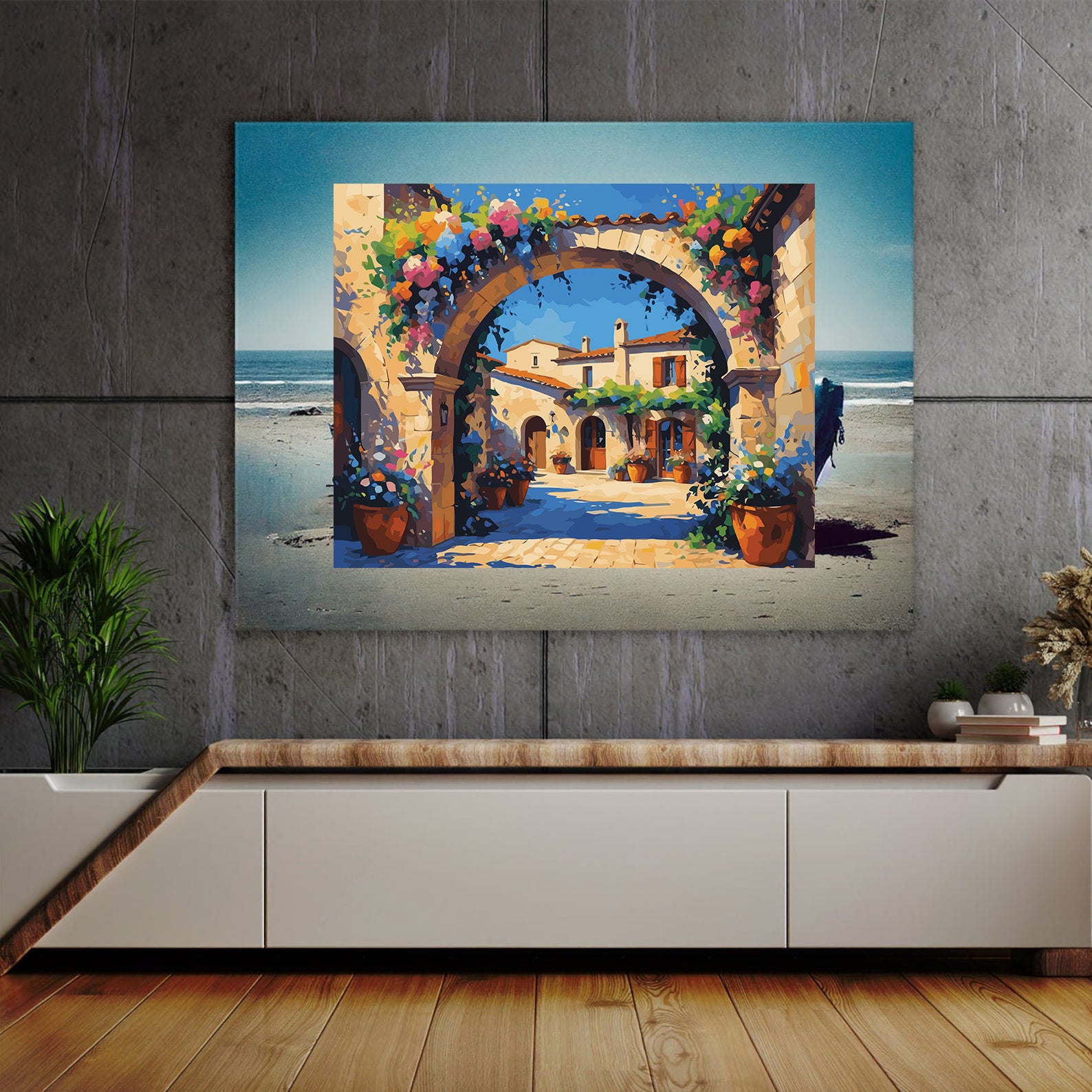 Pictura pe Numere – Orasul florilor 6959