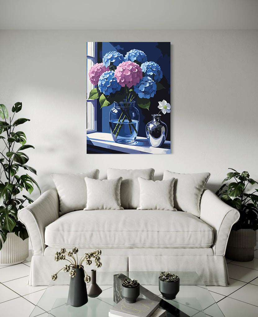 Pictura pe Numere – Contrast la fereastra 7046