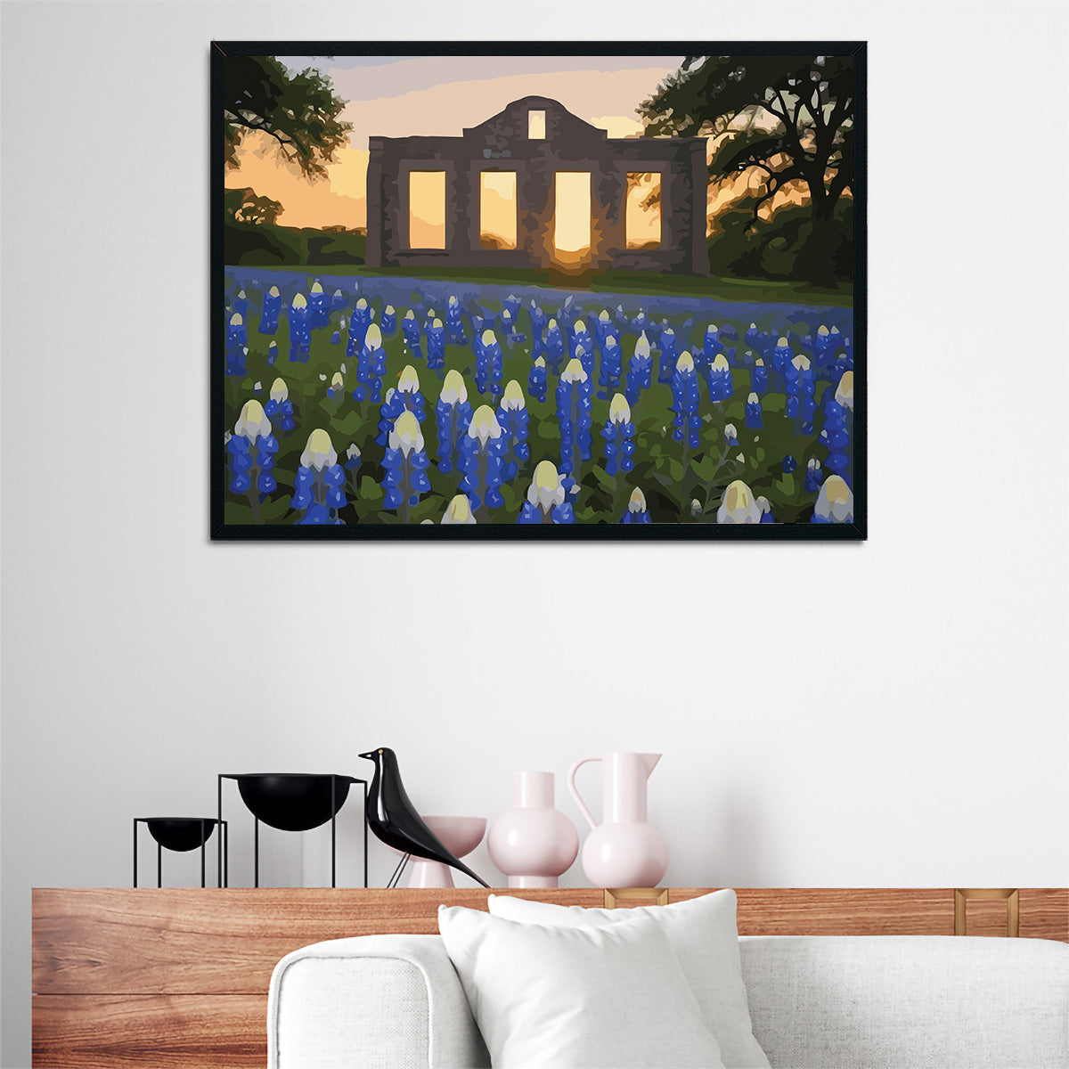 Pictura pe Numere – Ruinele albastre 7135
