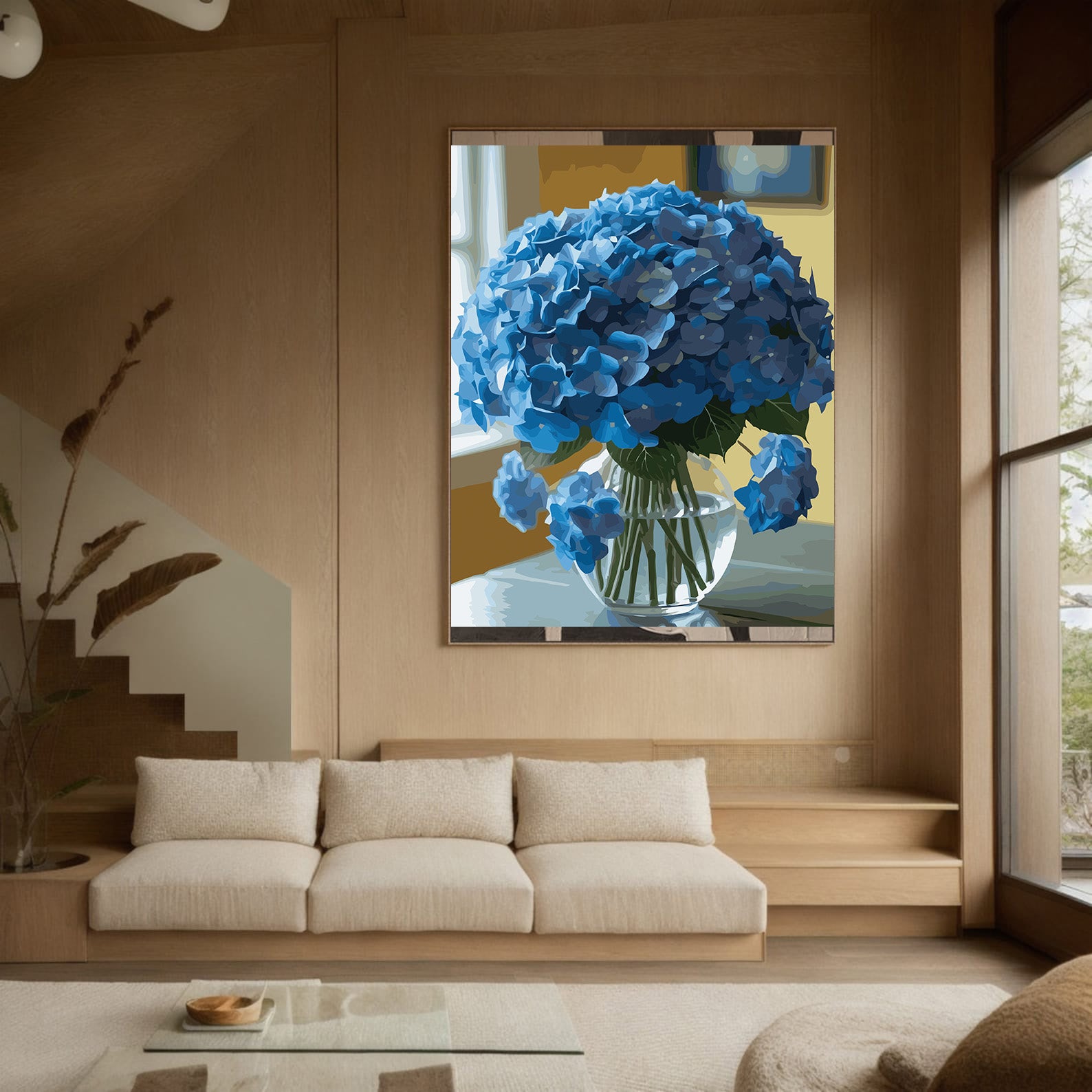 Pictura pe Numere – Sfera de azur 7068