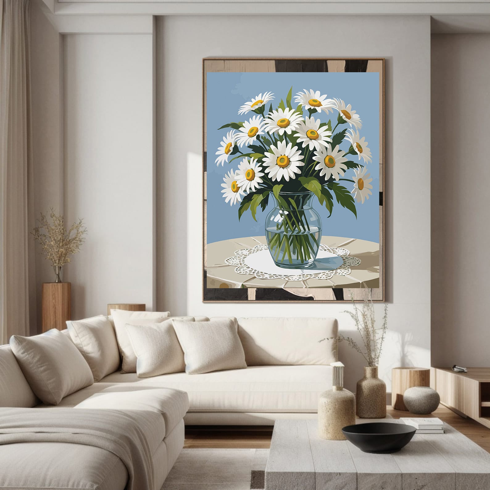 Pictura pe Numere – Puritate alba 7086