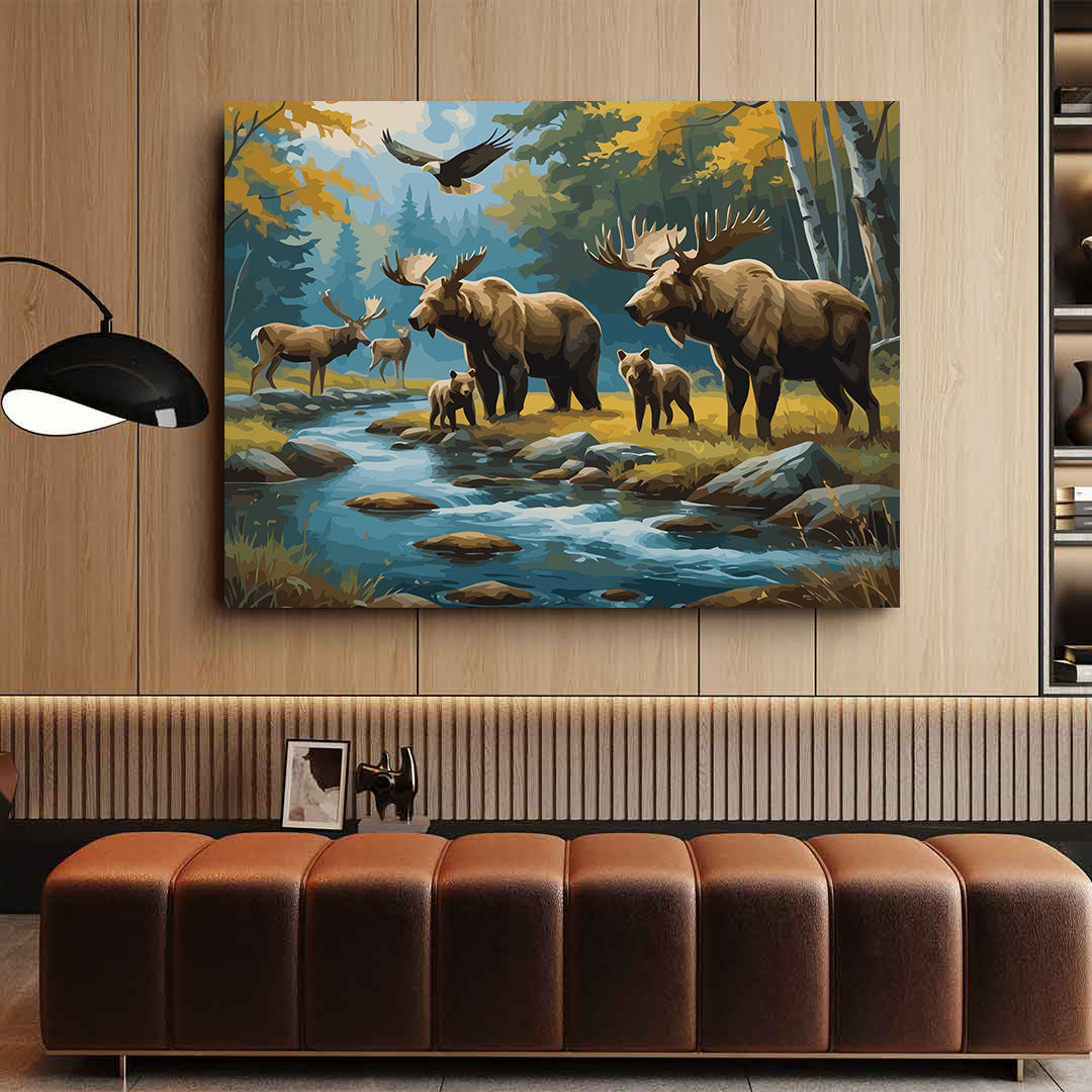 Pictura pe Numere – Tinutul elanilor 7370
