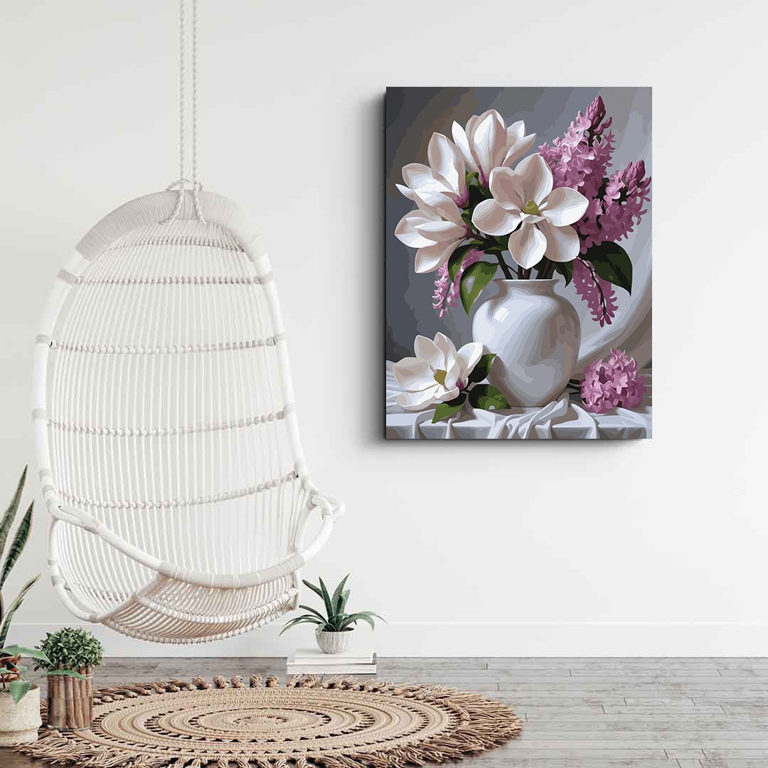 Pictura pe Numere – Eleganta magnoliei 7223