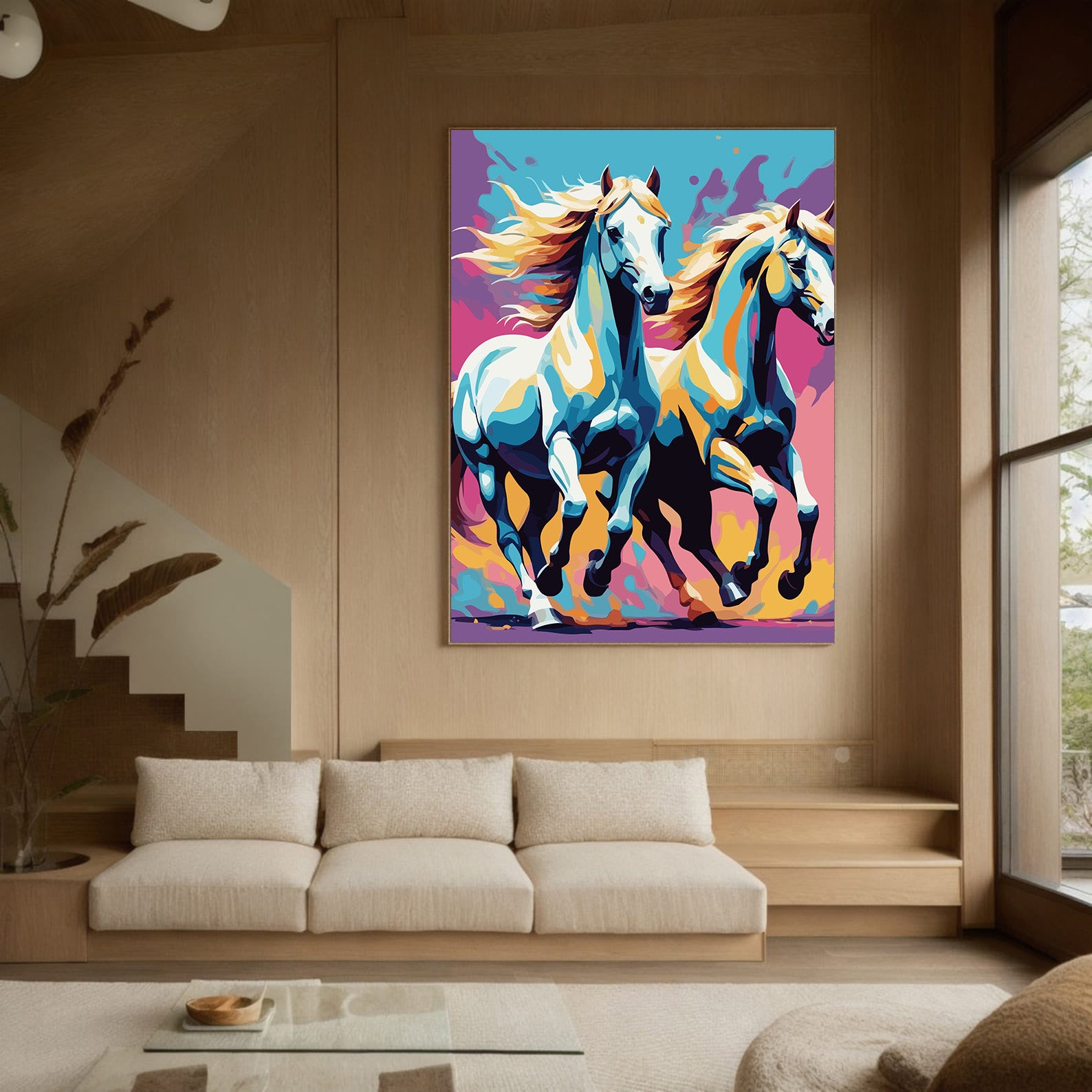 Pictura pe Numere – Galop liber 7416