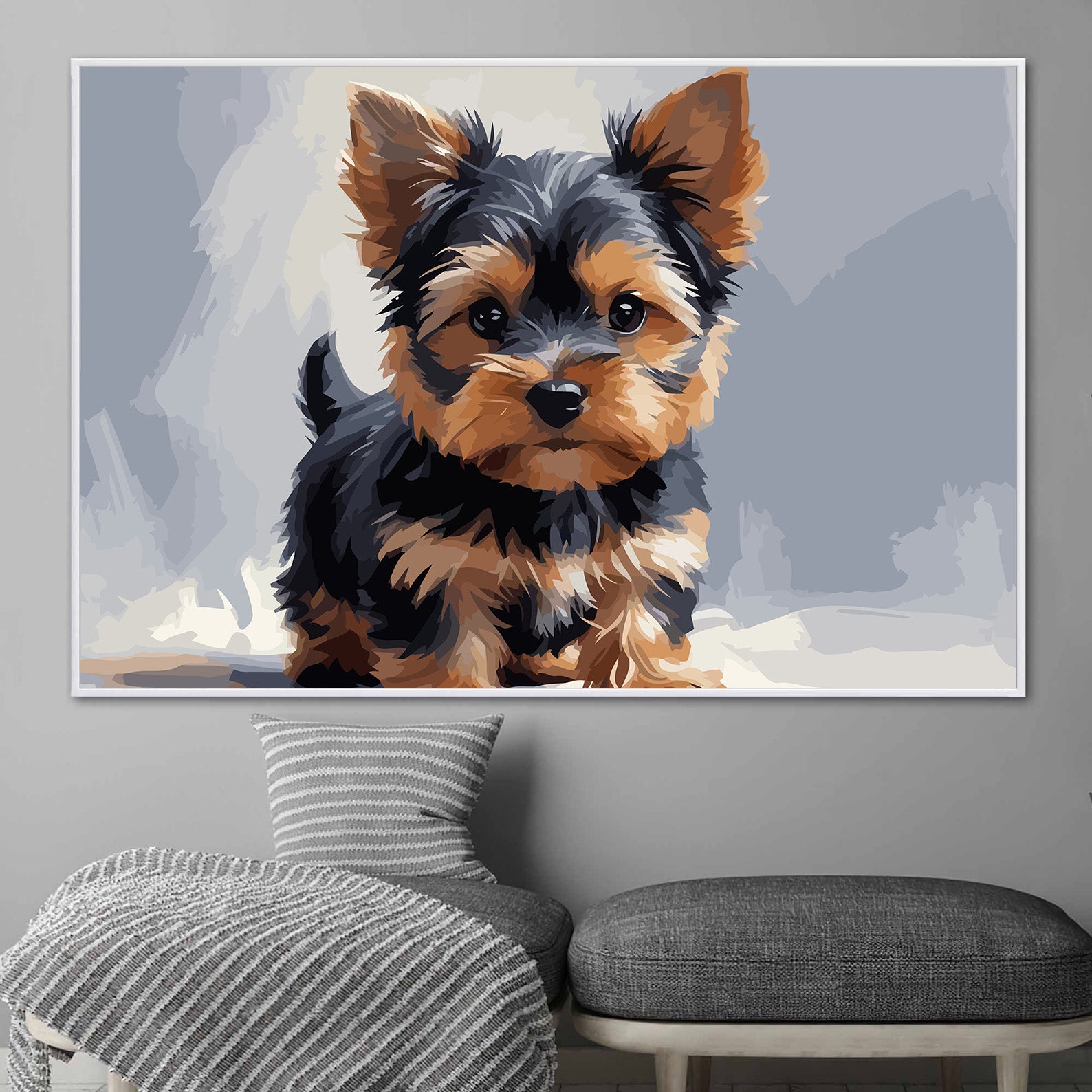 Pictura pe Numere – Micul yorkie 7388