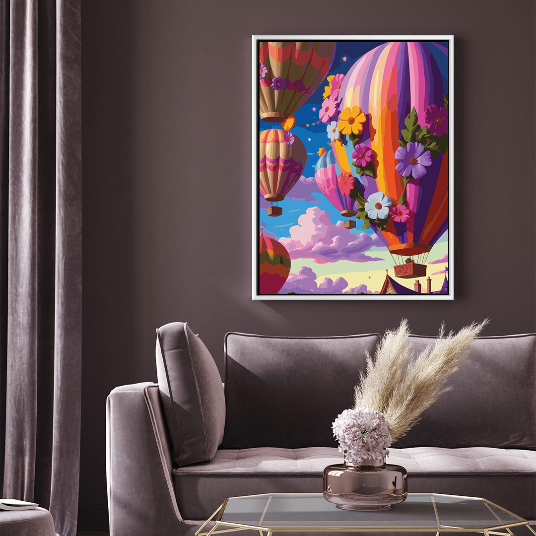 Pictura pe Numere – Zbor floral 7096
