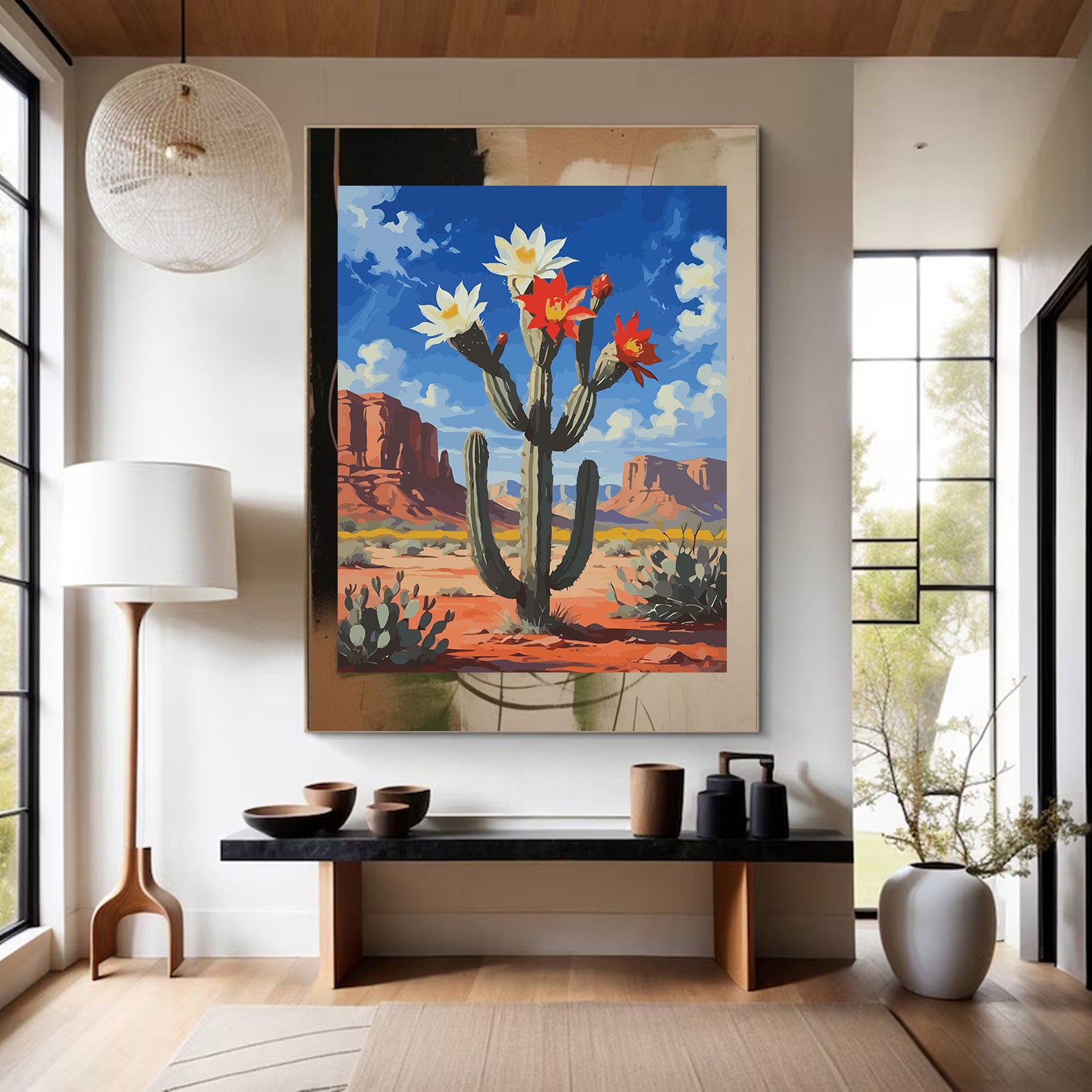 Pictura pe Numere – Oaza din desert 7050