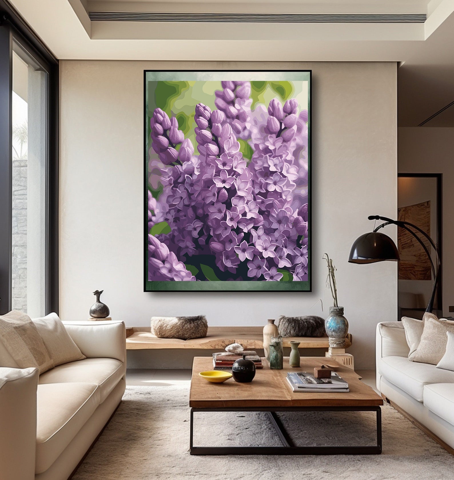 Pictura pe Numere – Parfum de liliac 7025