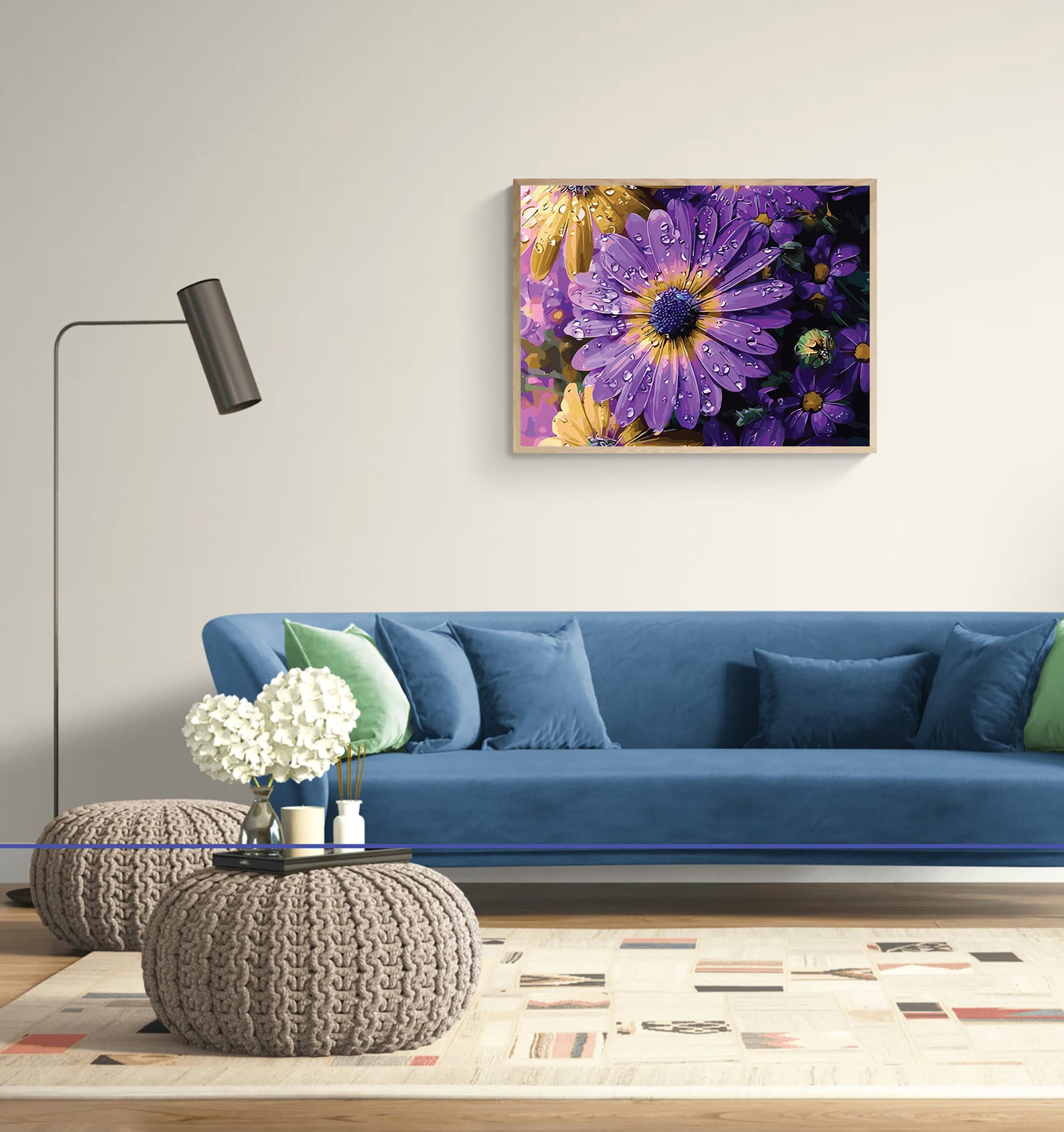 Pictura pe Numere – Margarete africane 7291