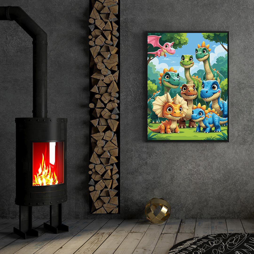Pictura pe Numere – Zambete preistorice 7336