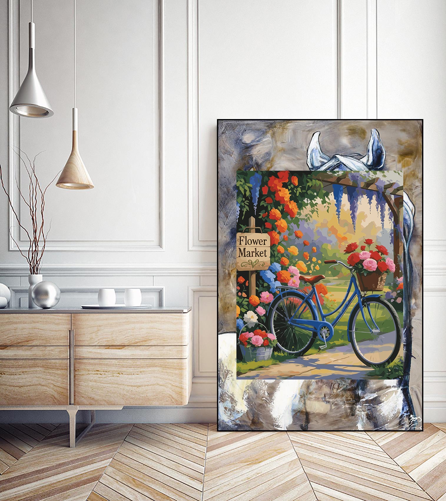 Pictura pe Numere – Flower Market 6960