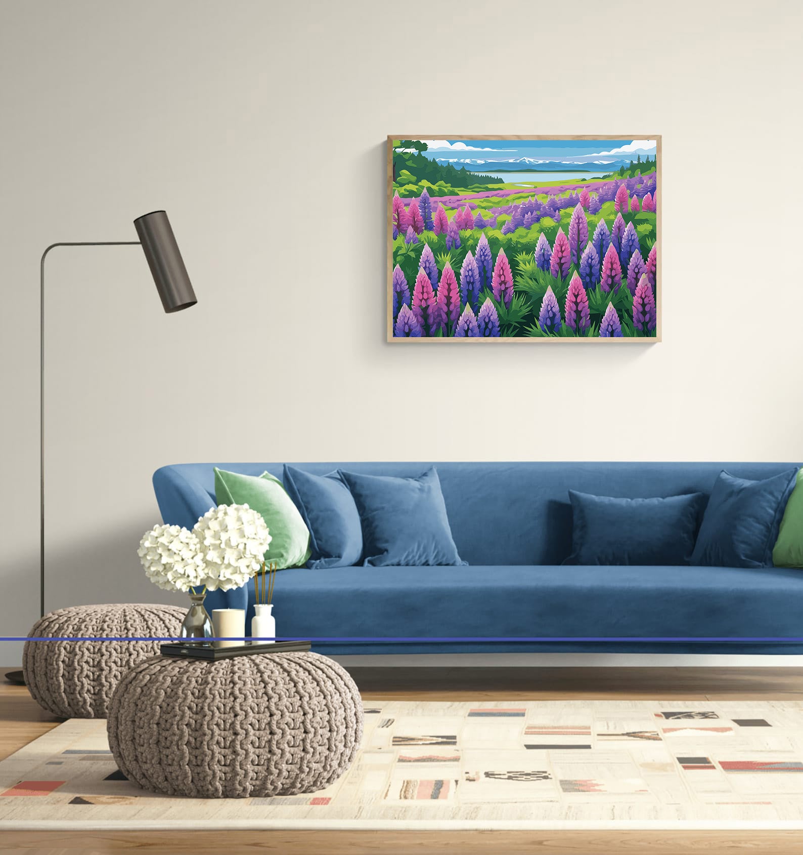 Pictura pe Numere – Orizont in mov 7182