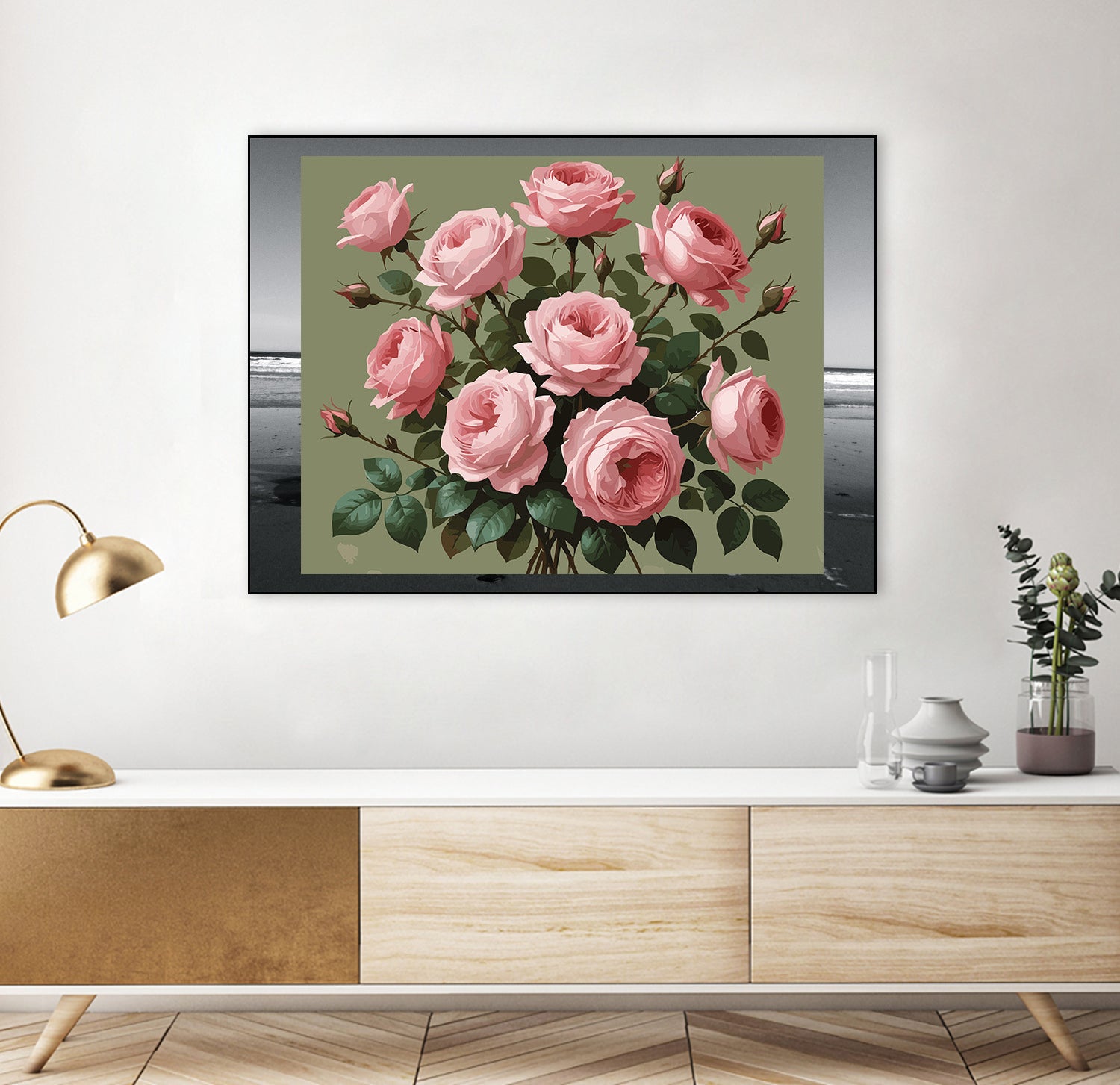 Pictura pe Numere – Eleganta in roz 7028