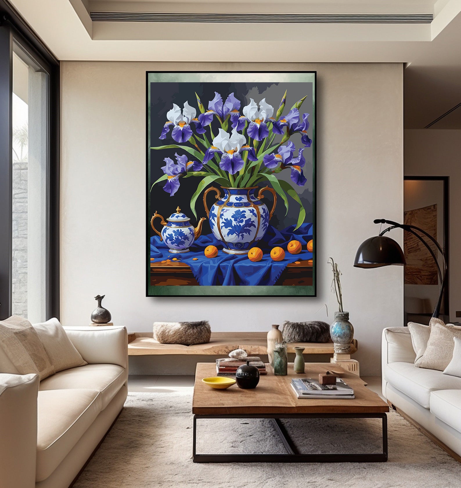 Pictura pe Numere – Iris si portelan 7072