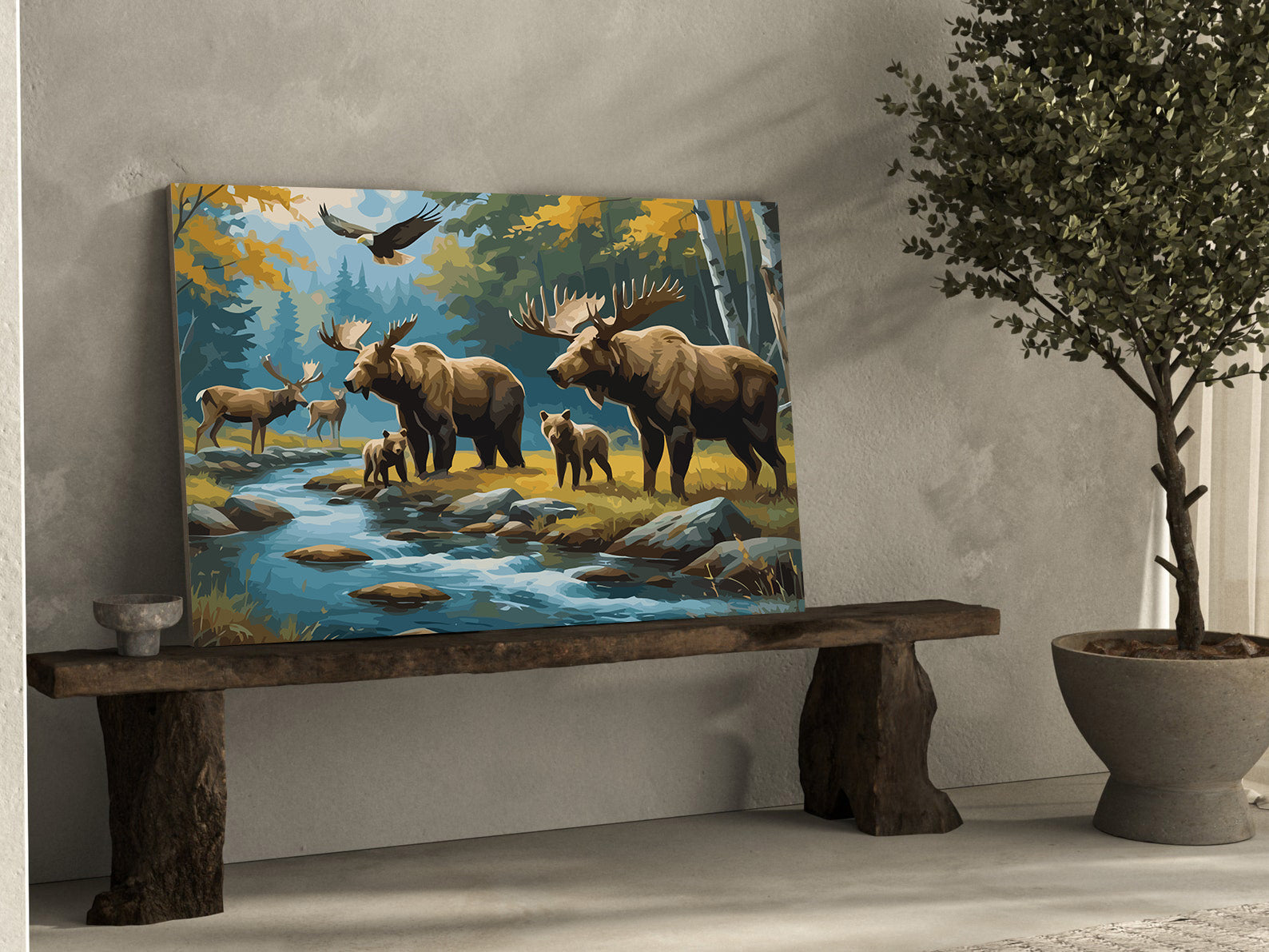 Pictura pe Numere – Tinutul elanilor 7370