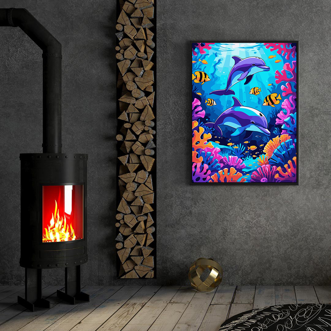 Pictura pe Numere – Armonia delfinilor 7391