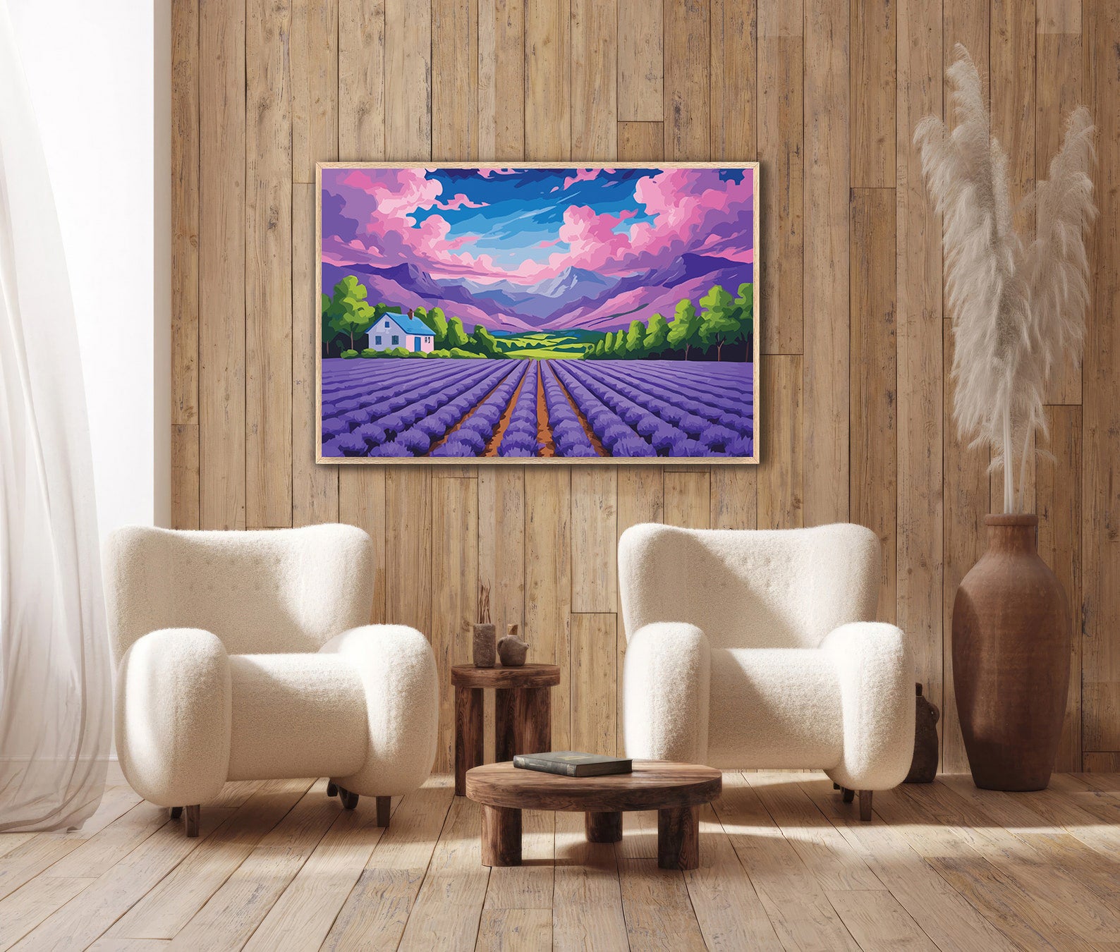 Pictura pe Numere – Orizont de lavanda in amurg 6985