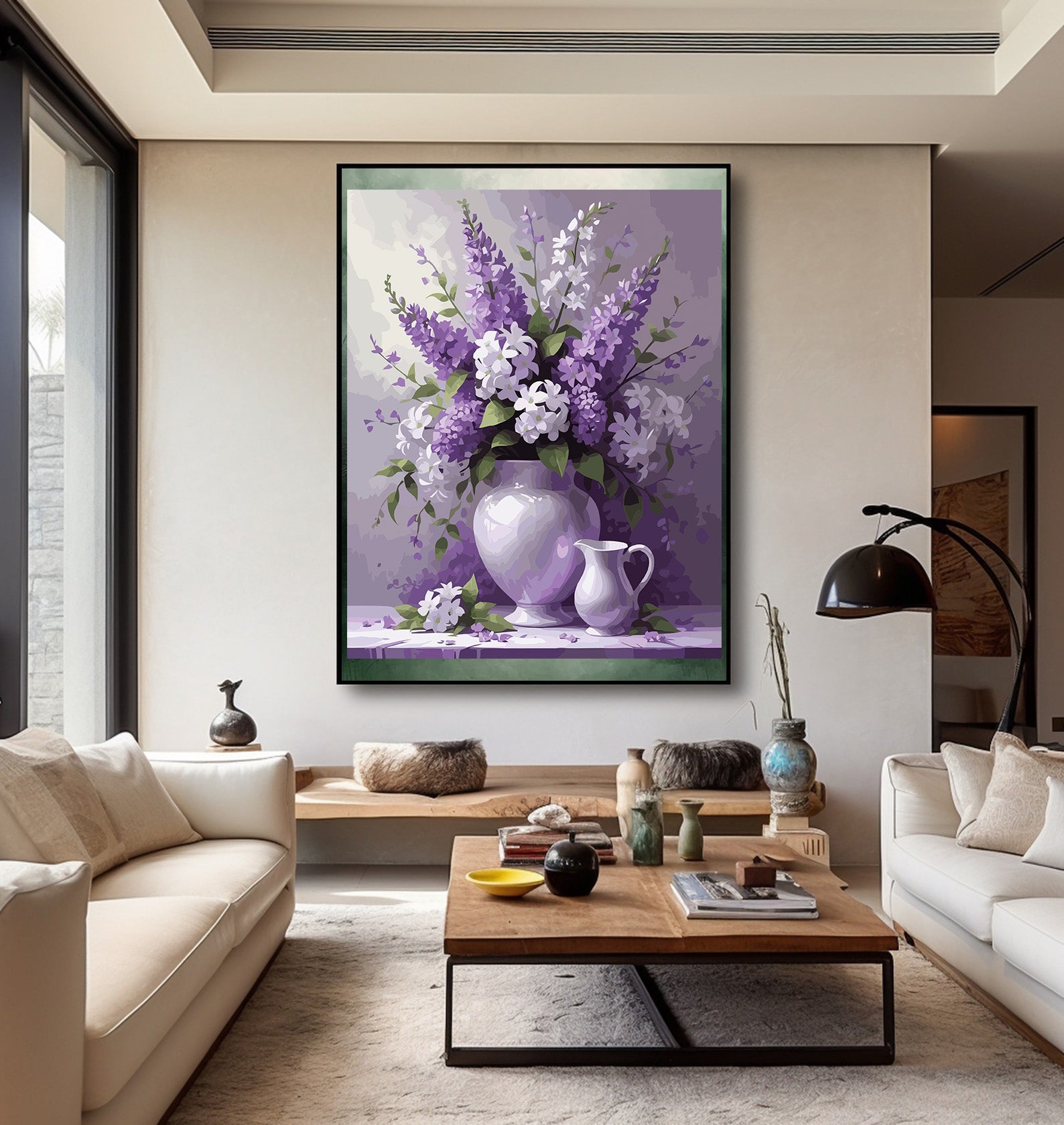 Pictura pe Numere – Armonie violeta 7037