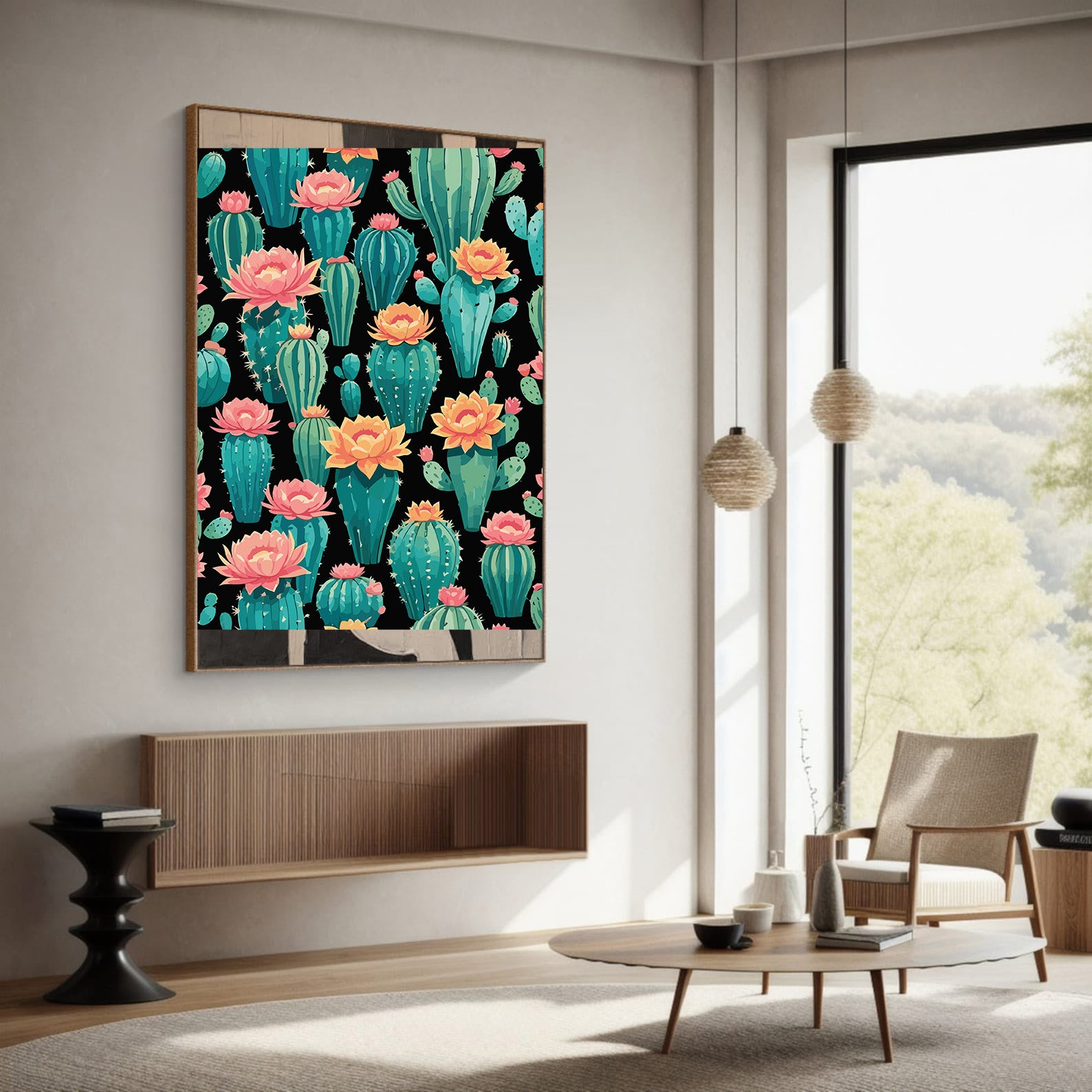 Pictura pe Numere – Cactus inflorit 6879