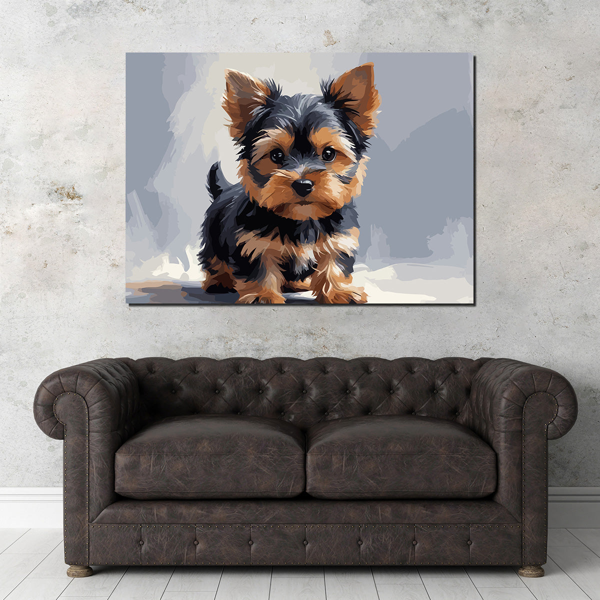 Pictura pe Numere – Micul yorkie 7388