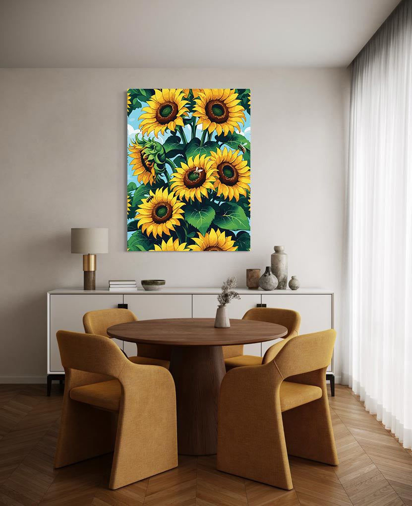 Pictura pe Numere – Inchinaciune solara 7088