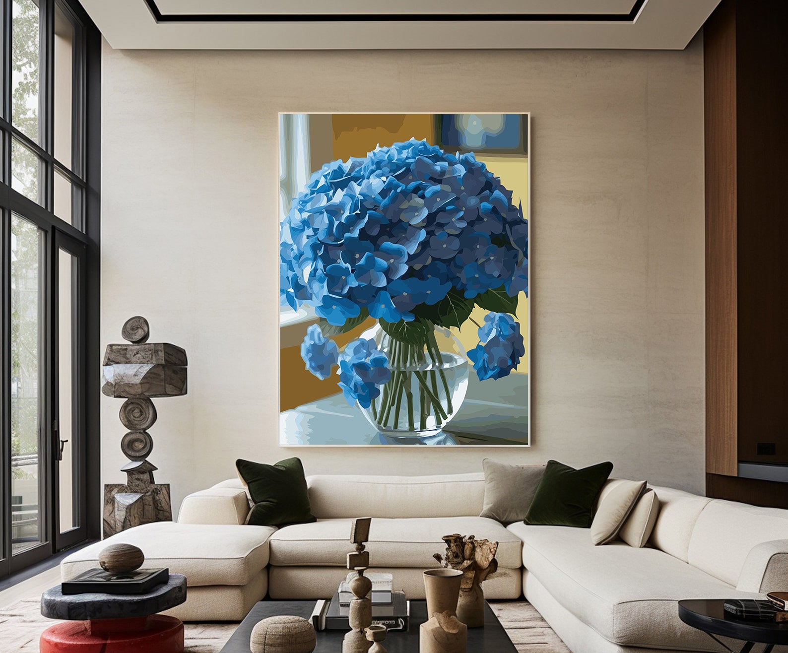 Pictura pe Numere – Sfera de azur 7068