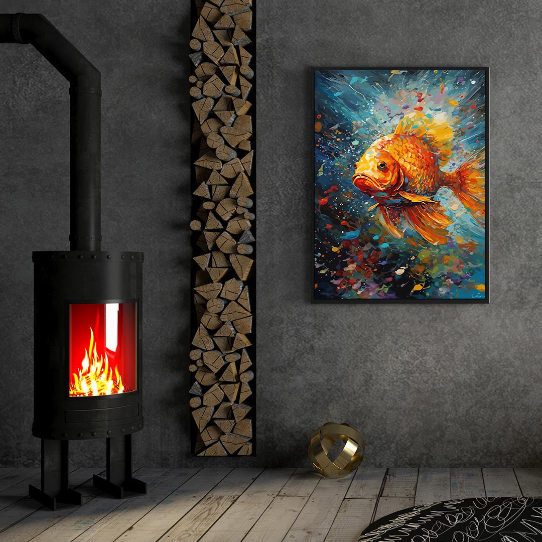 Pictura pe Numere – Explozie de aur 7308
