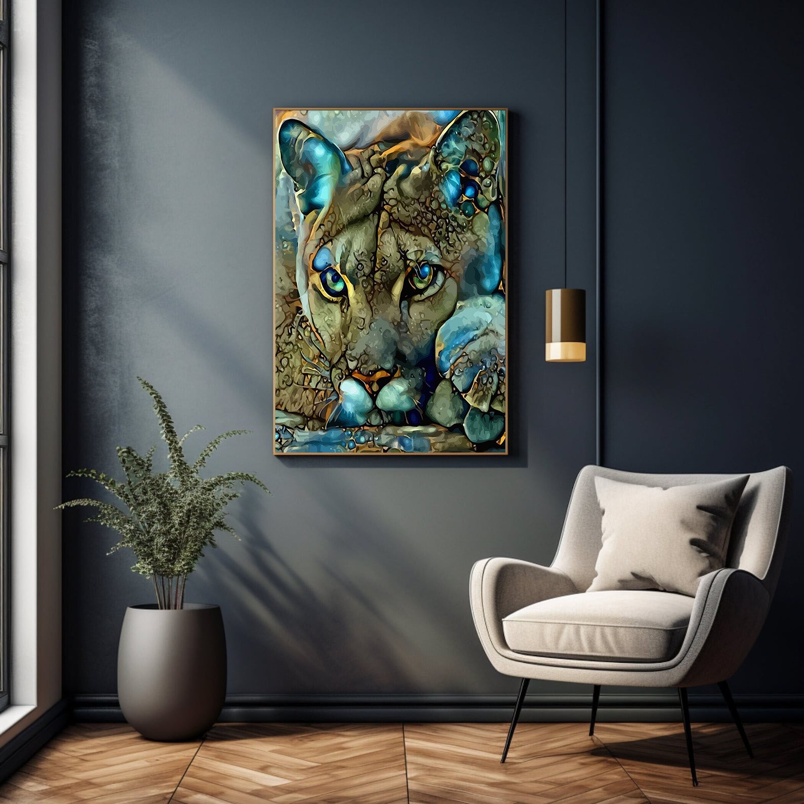 Pictura pe Numere – Privirea puma 7320