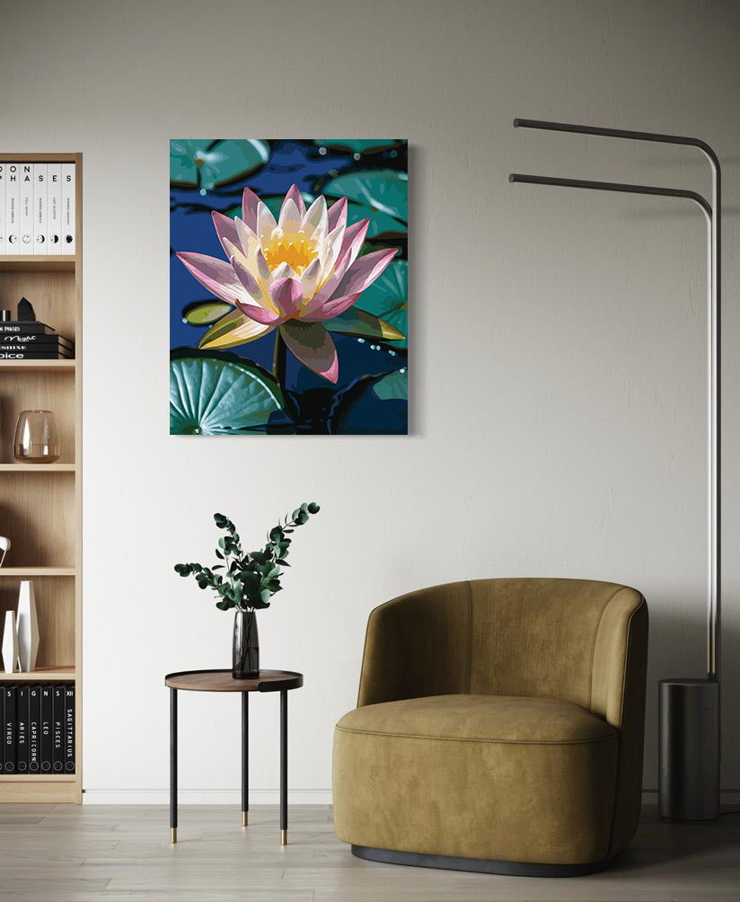 Pictura pe Numere – Lumina nufarului 7101