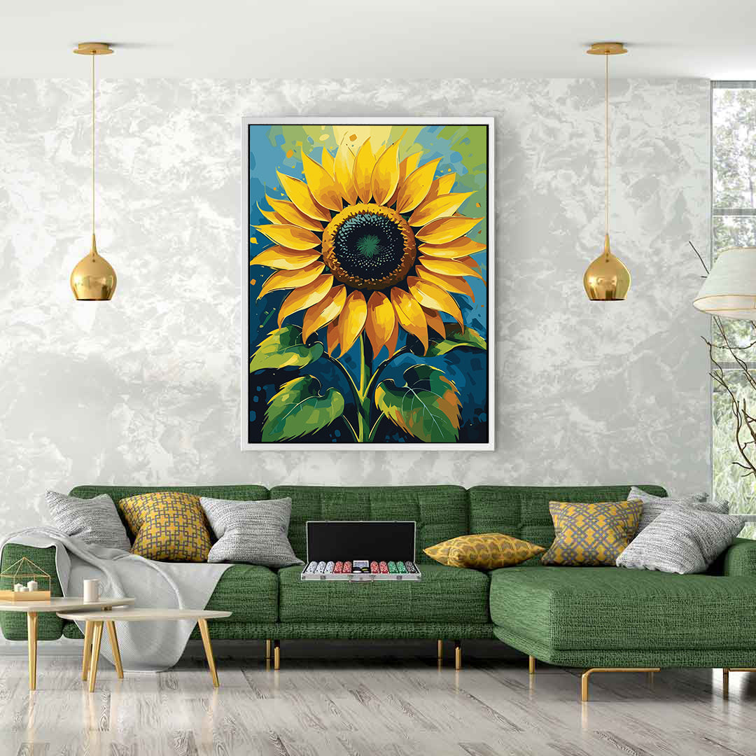 Pictura pe Numere – Floarea soarelui 6887