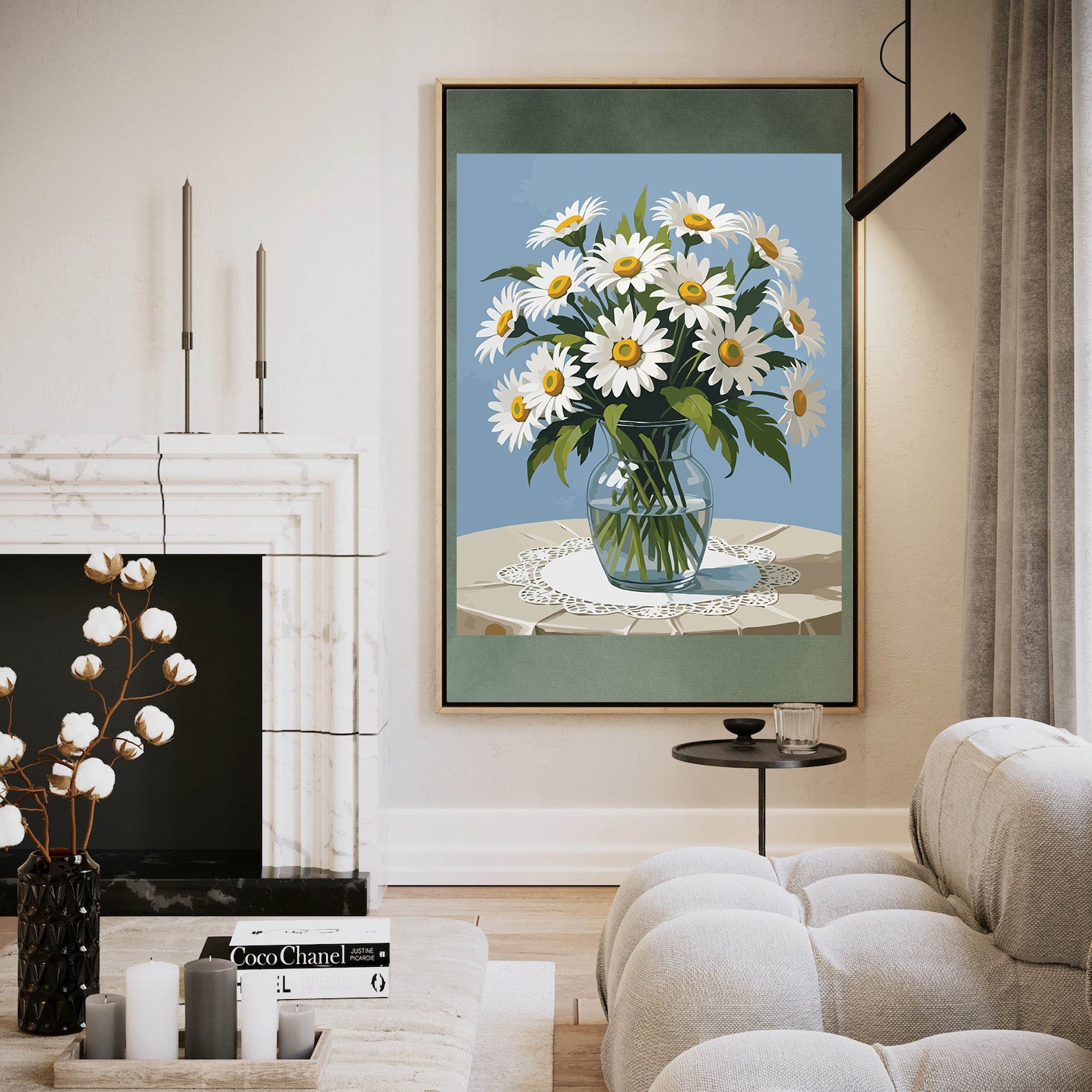 Pictura pe Numere – Puritate alba 7086