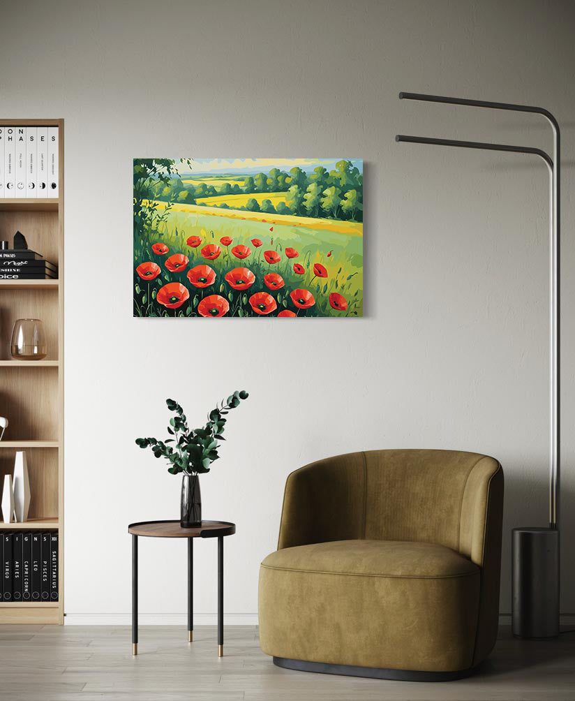 Pictura pe Numere – Ecoul rosu al verii 7078