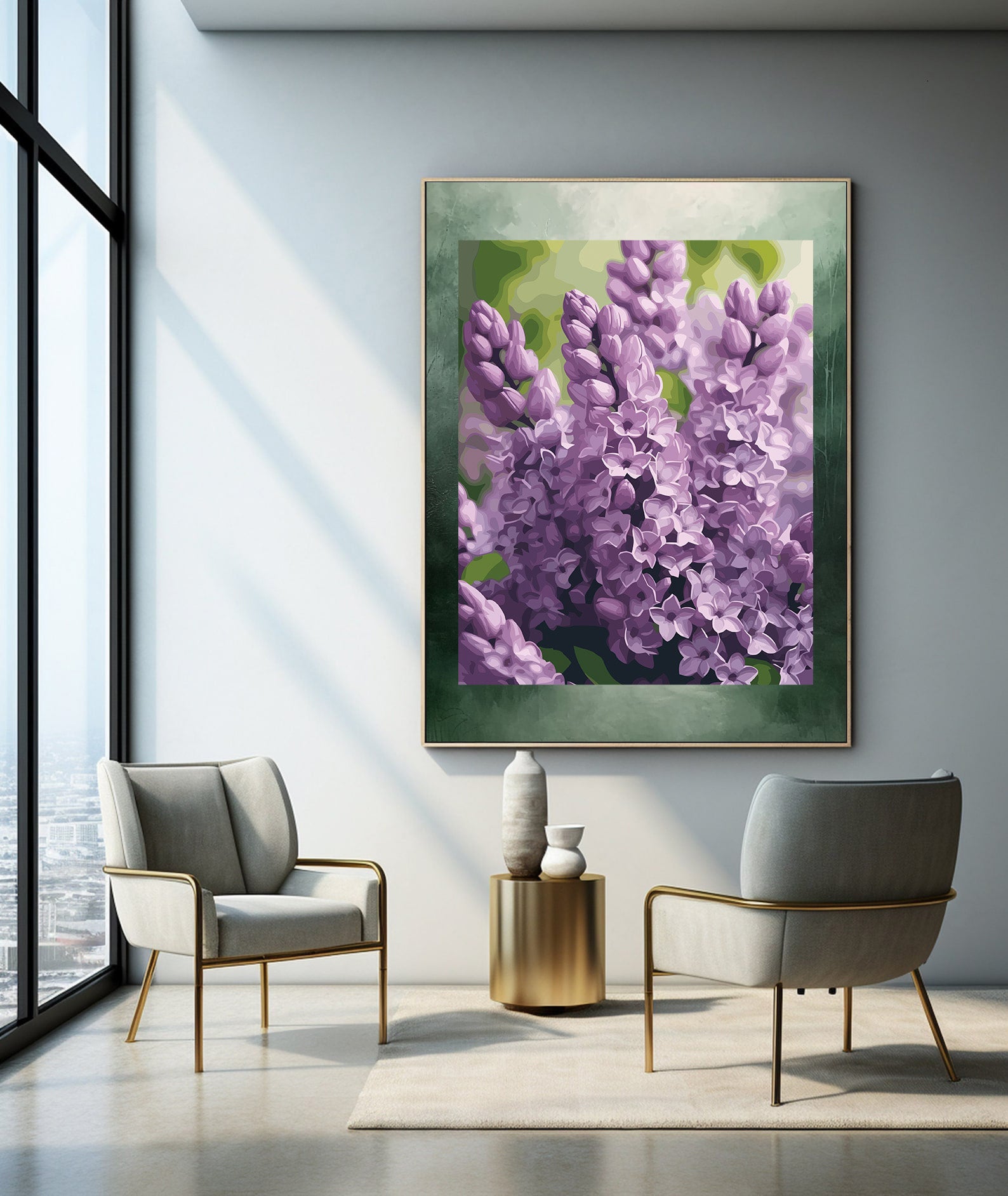 Pictura pe Numere – Parfum de liliac 7025