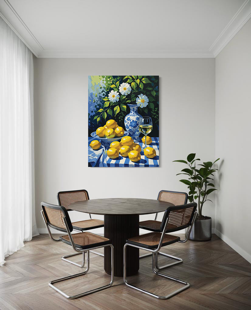 Pictura pe Numere – Citrice si portelan 7057