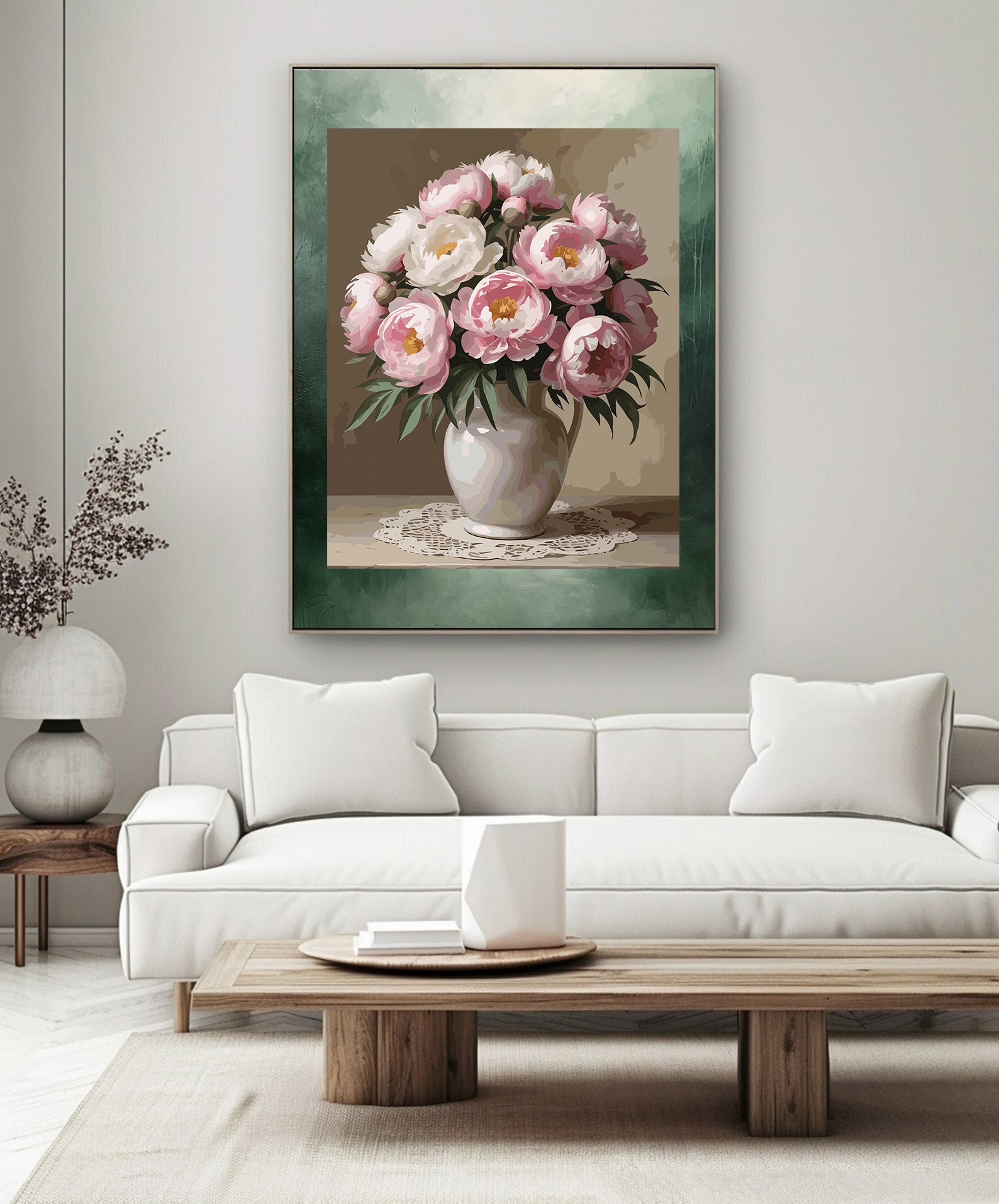 Pictura pe Numere – Roz si Dantela 6862