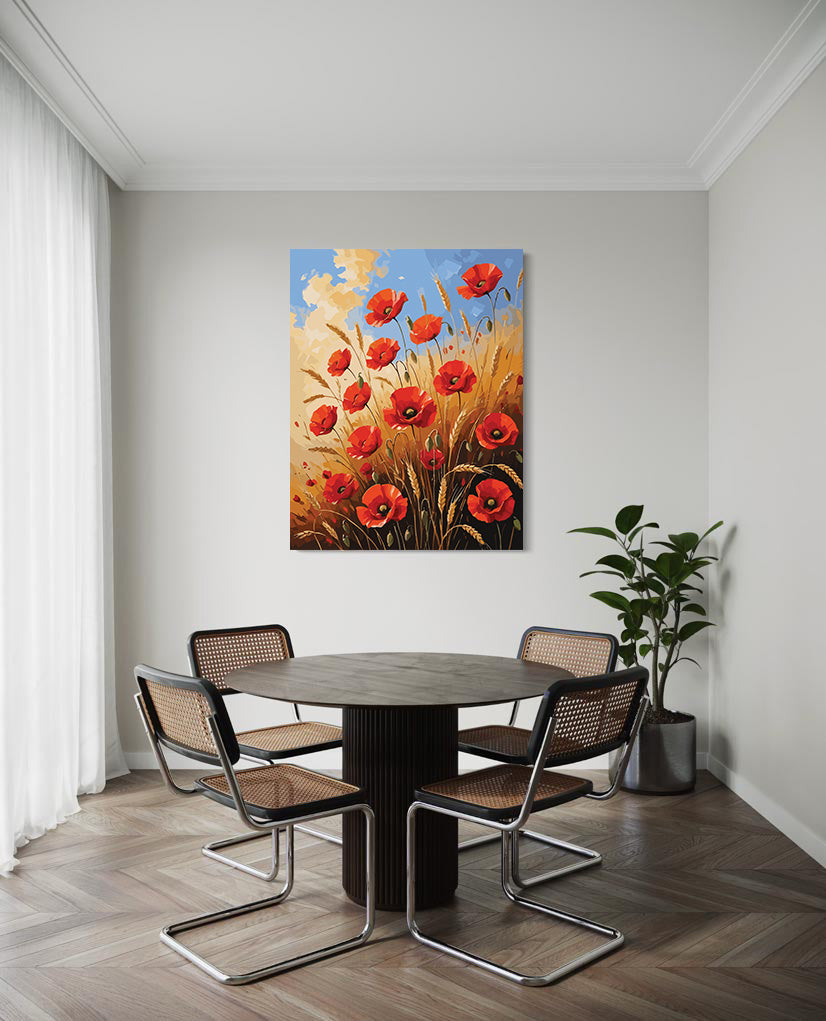 Pictura pe Numere – Maci in lanul nostalgic 7260