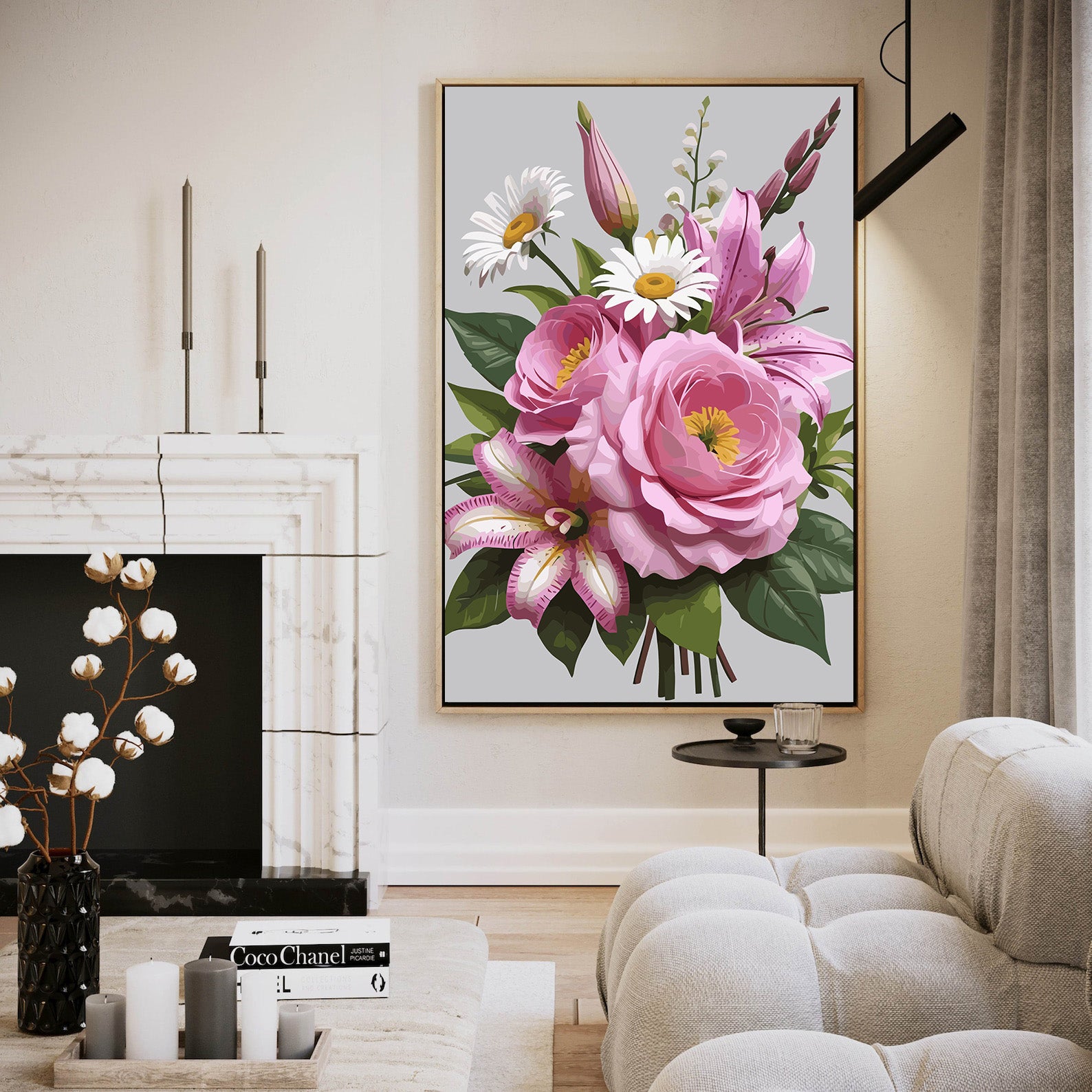 Pictura pe Numere – Armonie in Roz 6833