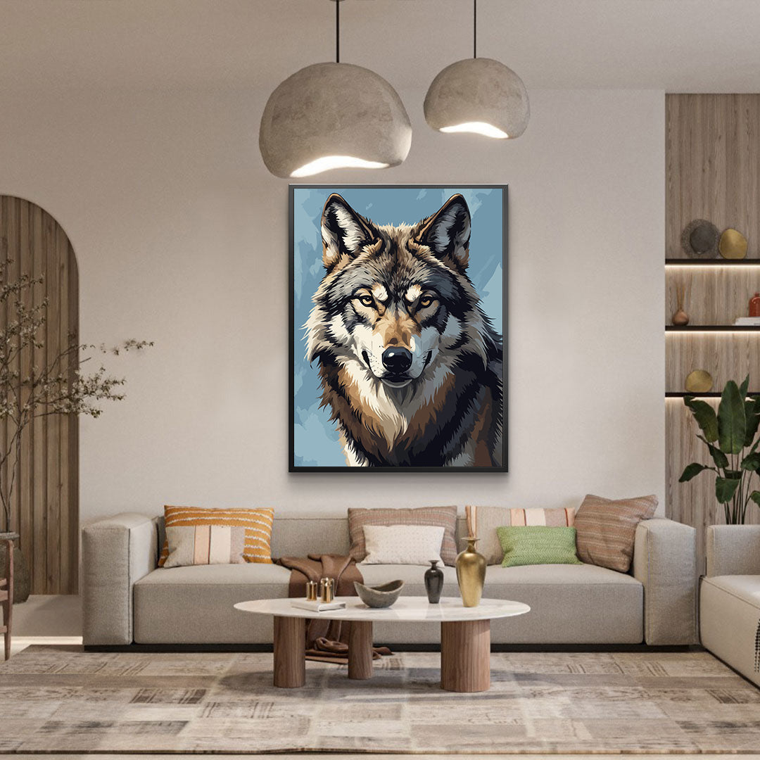 Pictura pe Numere – Mandria lupului singuratic 7376