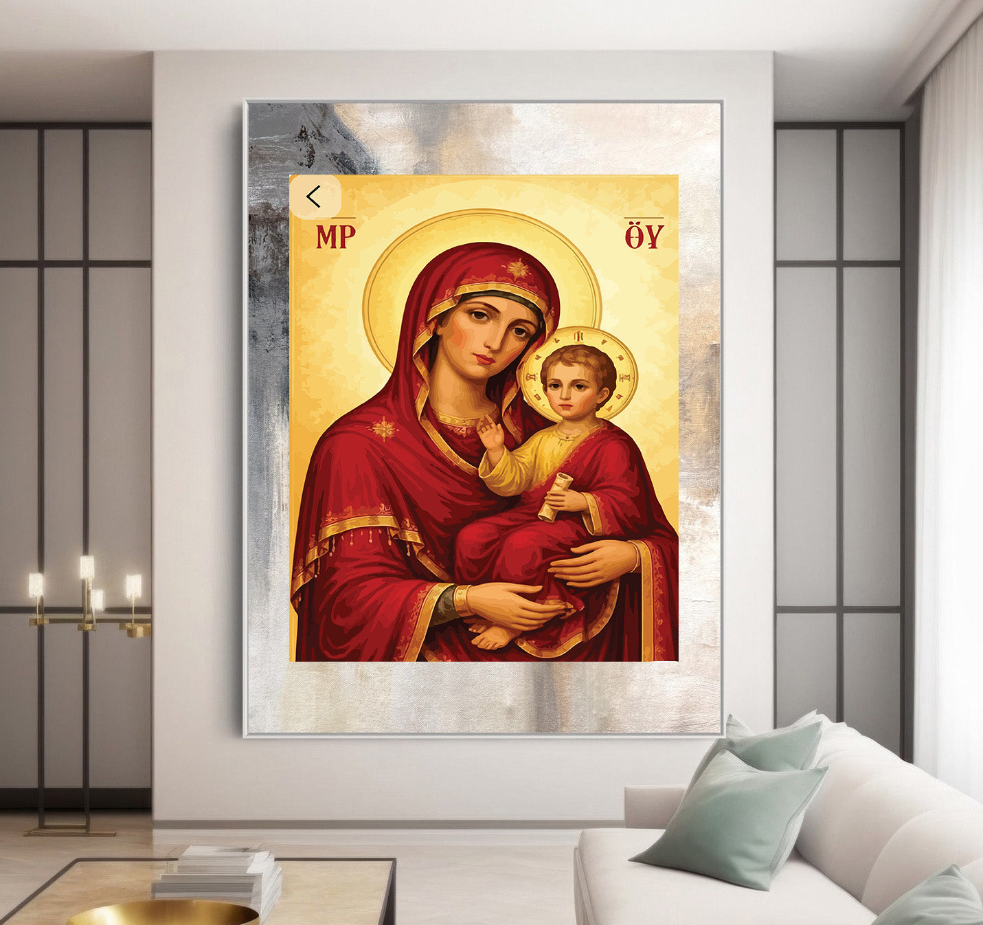 Pictura pe Numere – Ocrotirea Maicii Domnului 7502